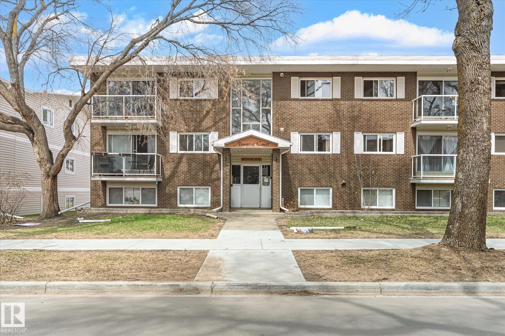 204 10720 84 Avenue, Edmonton, AB - Outdoor With Balcony With Facade
