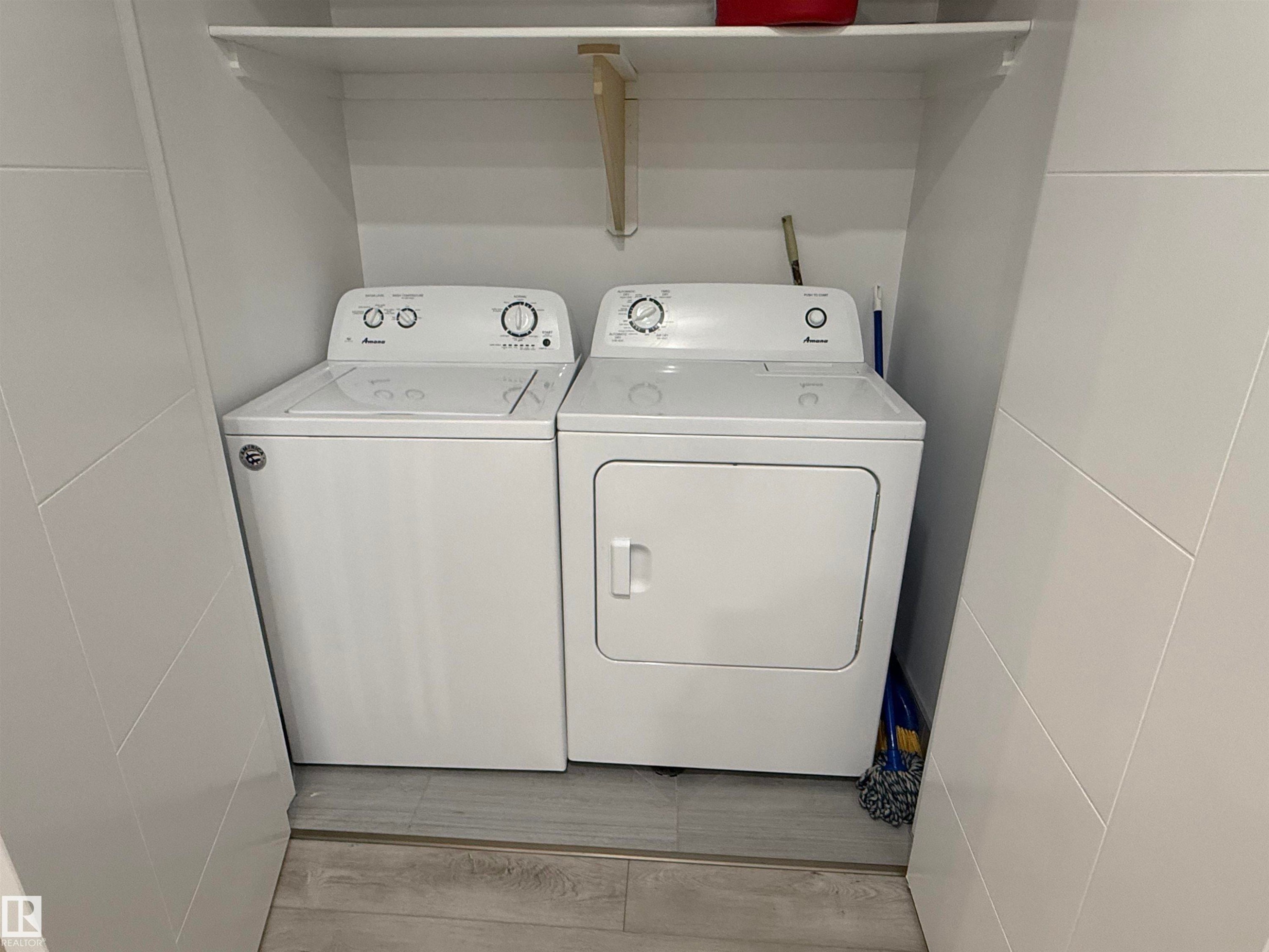 Laundry area in the basement suite - 10506 68 Avenue, Edmonton, AB