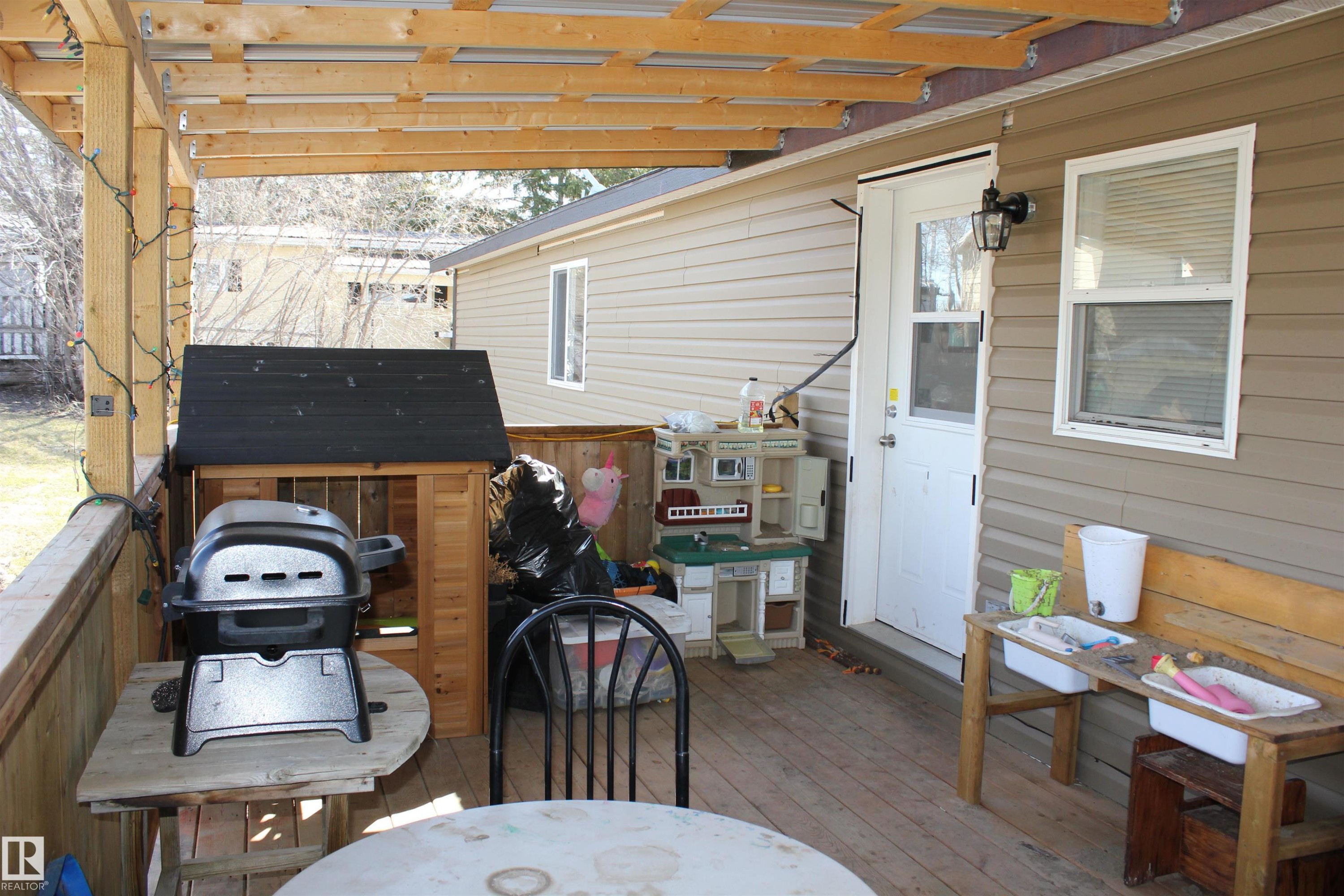 4610 51 Avenue, Myrnam, AB - Outdoor With Deck Patio Veranda With Exterior