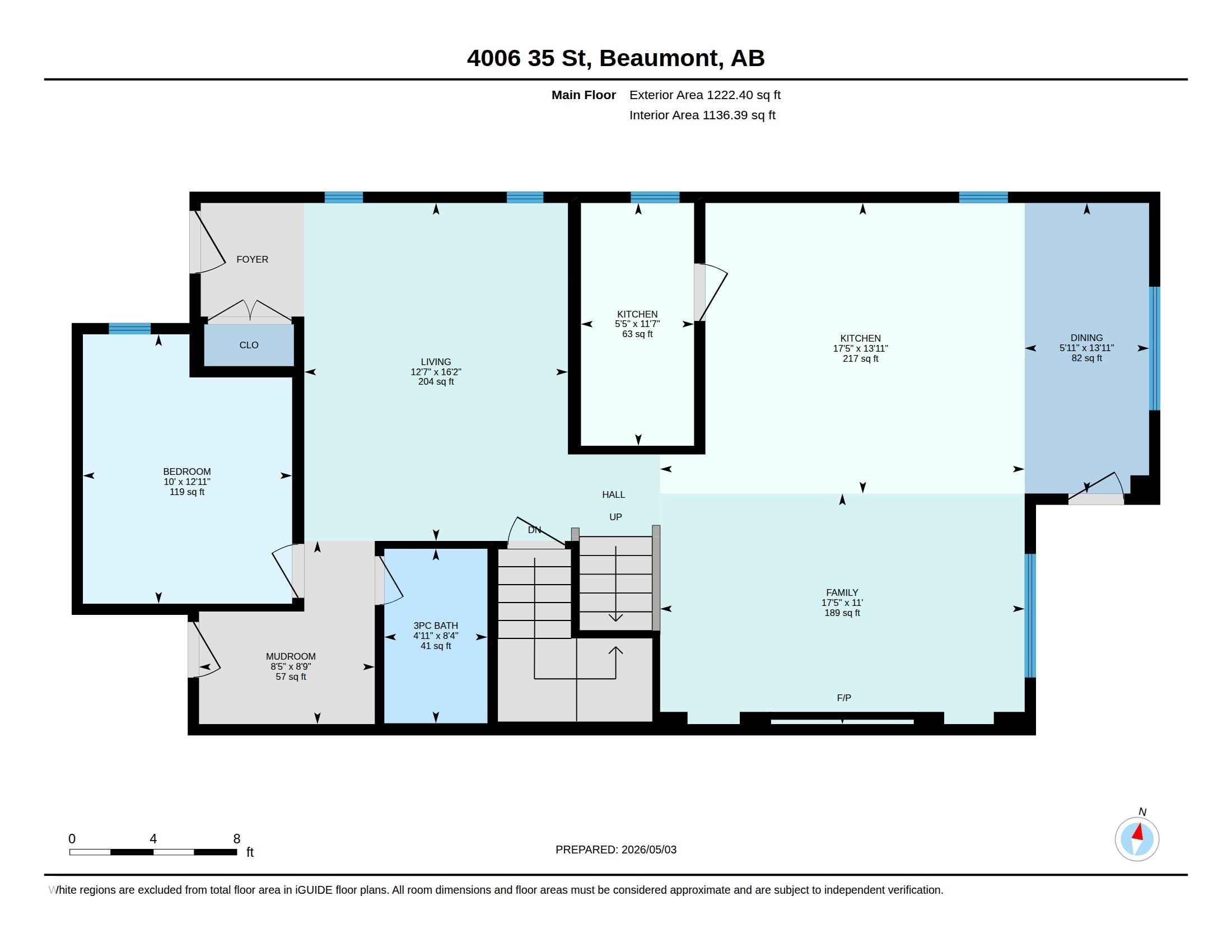Floor plan - 4006 35 St, Beaumont, AB - Other