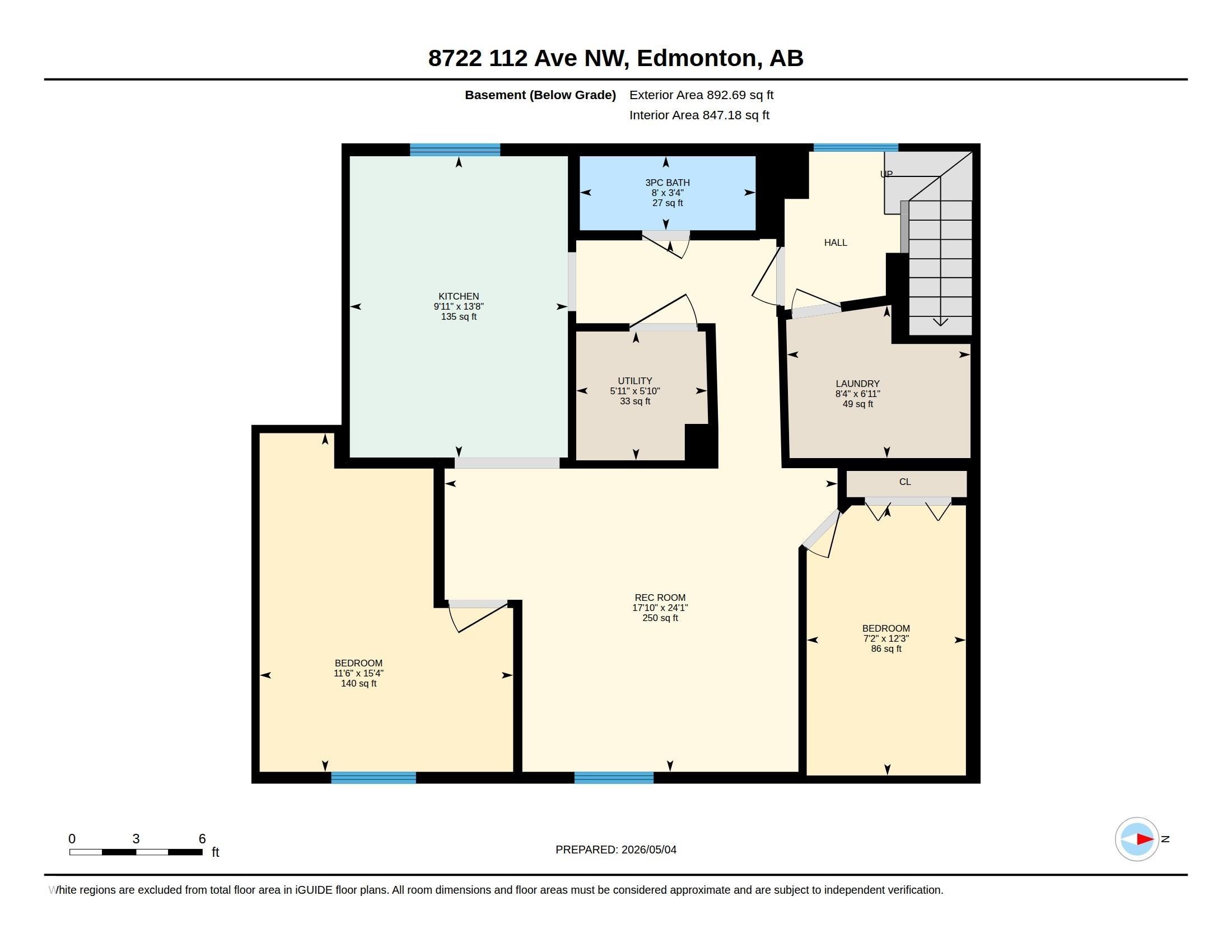 Floor plan - 8722 112 Avenue, Edmonton, AB - Other