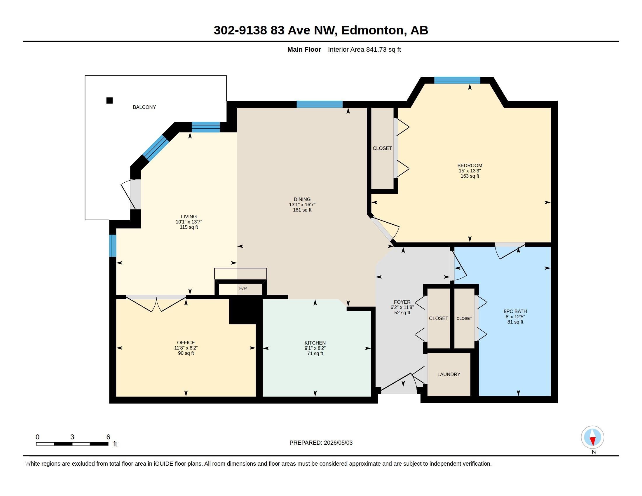 Floor plan - 302 9138 83 Avenue, Edmonton, AB - Other
