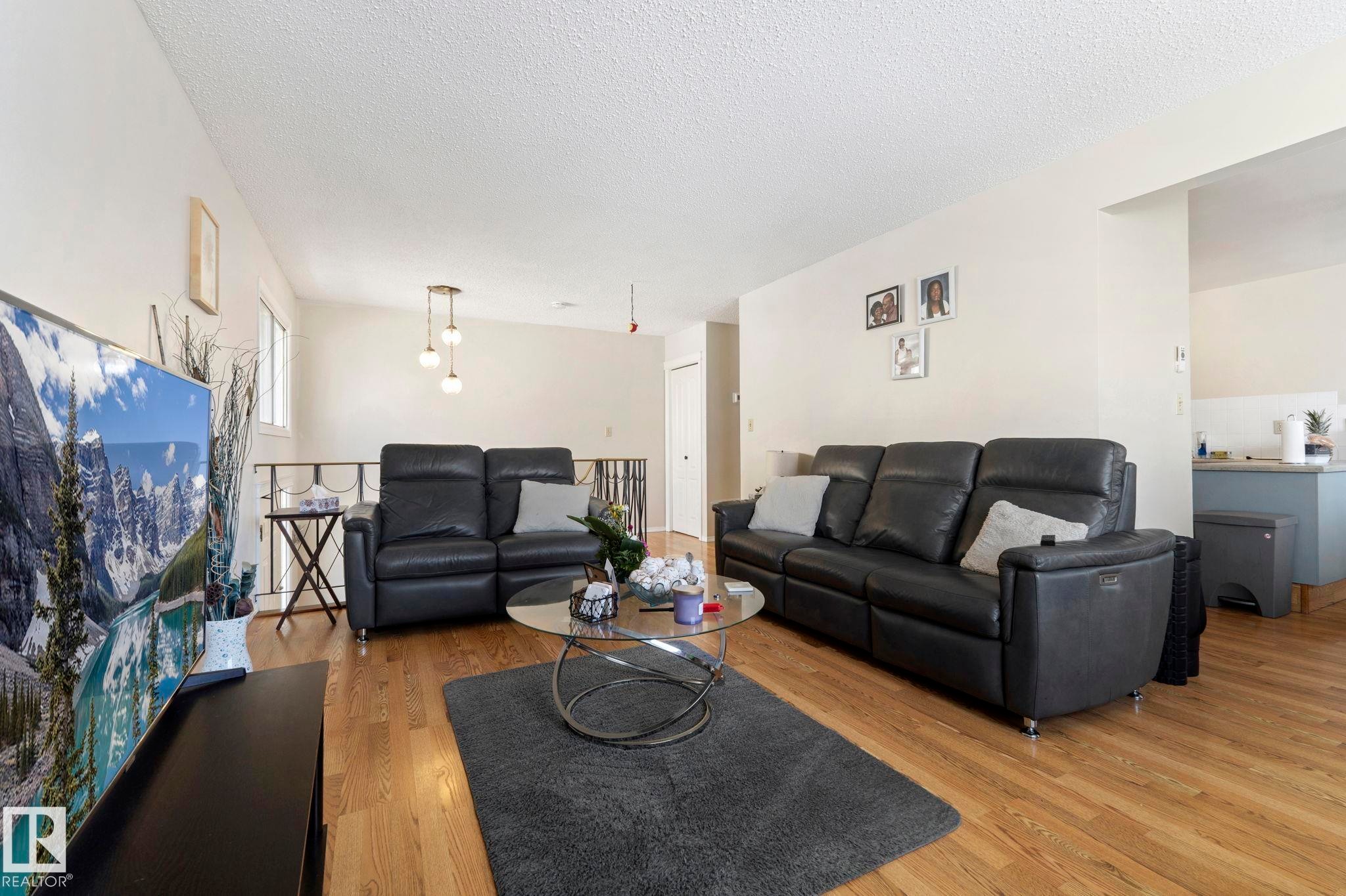 12210 92 Street, Edmonton, AB - Indoor Photo Showing Living Room
