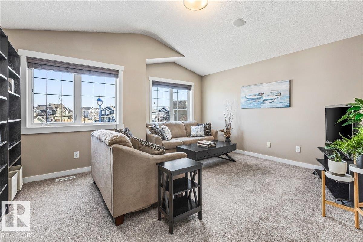 2108 77 Street, Edmonton, AB - Indoor Photo Showing Living Room
