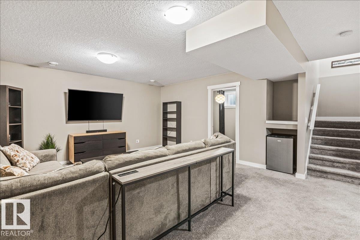2108 77 Street, Edmonton, AB - Indoor Photo Showing Living Room
