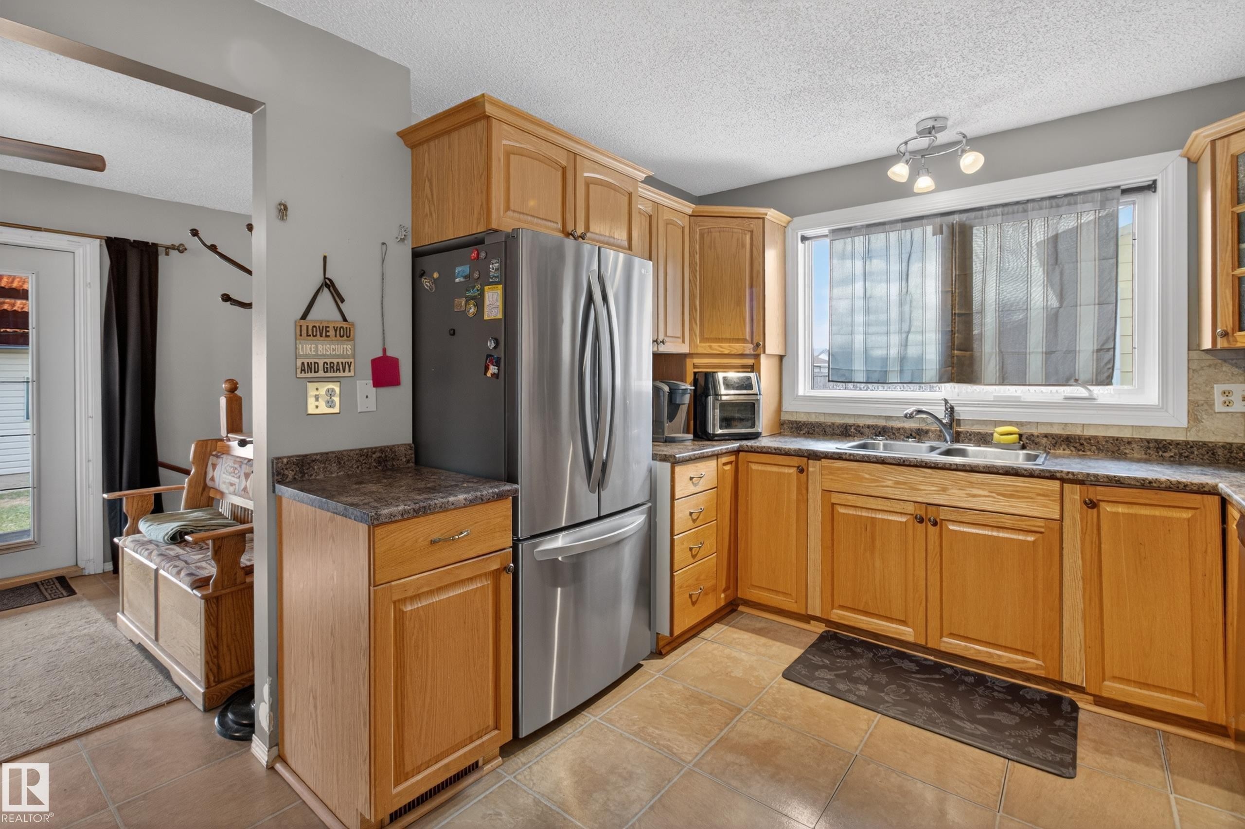 47 Duke Drive, Lamont, AB - Indoor Photo Showing Kitchen With Double Sink