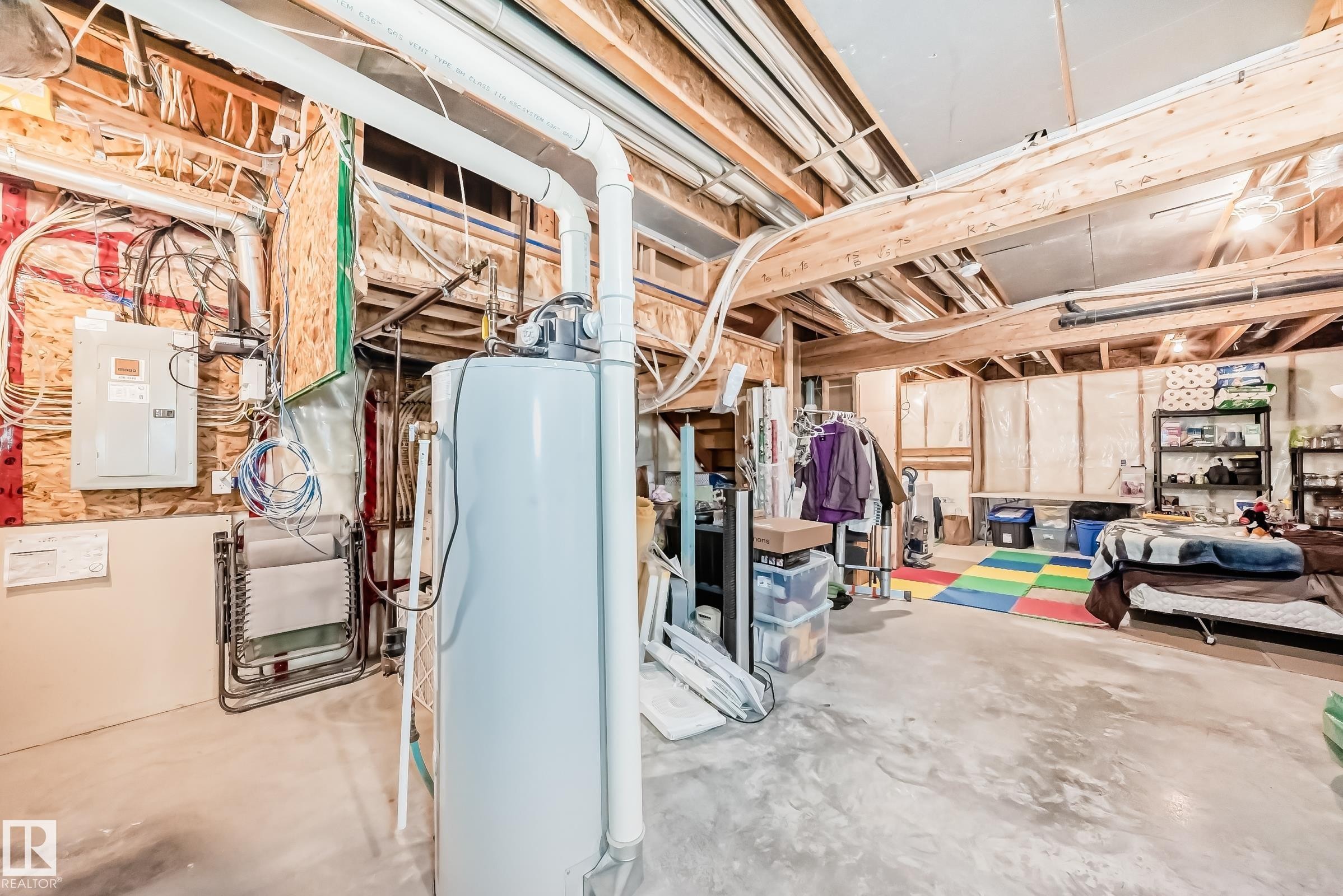 115 60 Street, Edmonton, AB - Indoor Photo Showing Basement