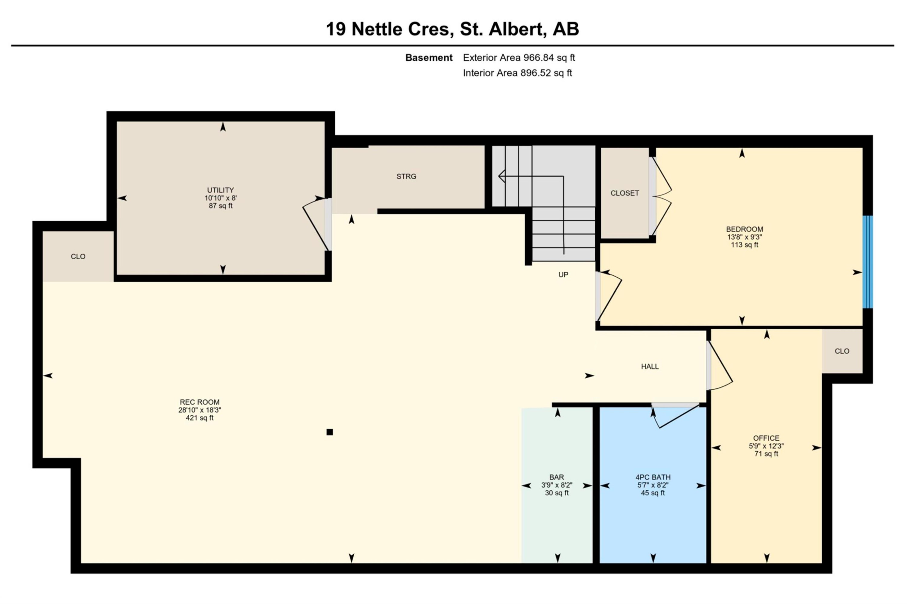 Floor plan - 19 Nettle Crescent, St. Albert, AB - Other