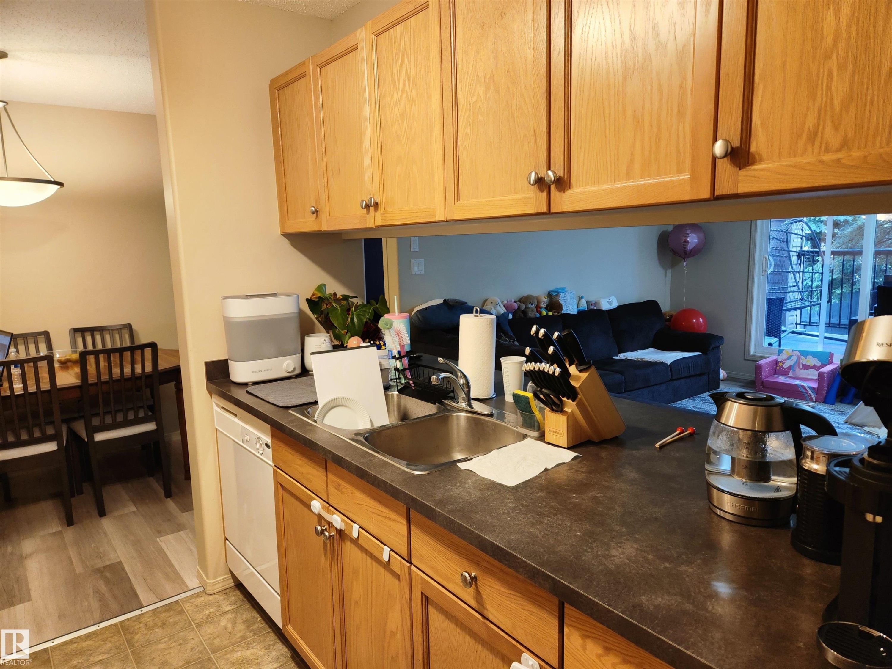#125 2098 Blackmud Creek Dr Sw, Edmonton, AB - Indoor Photo Showing Kitchen