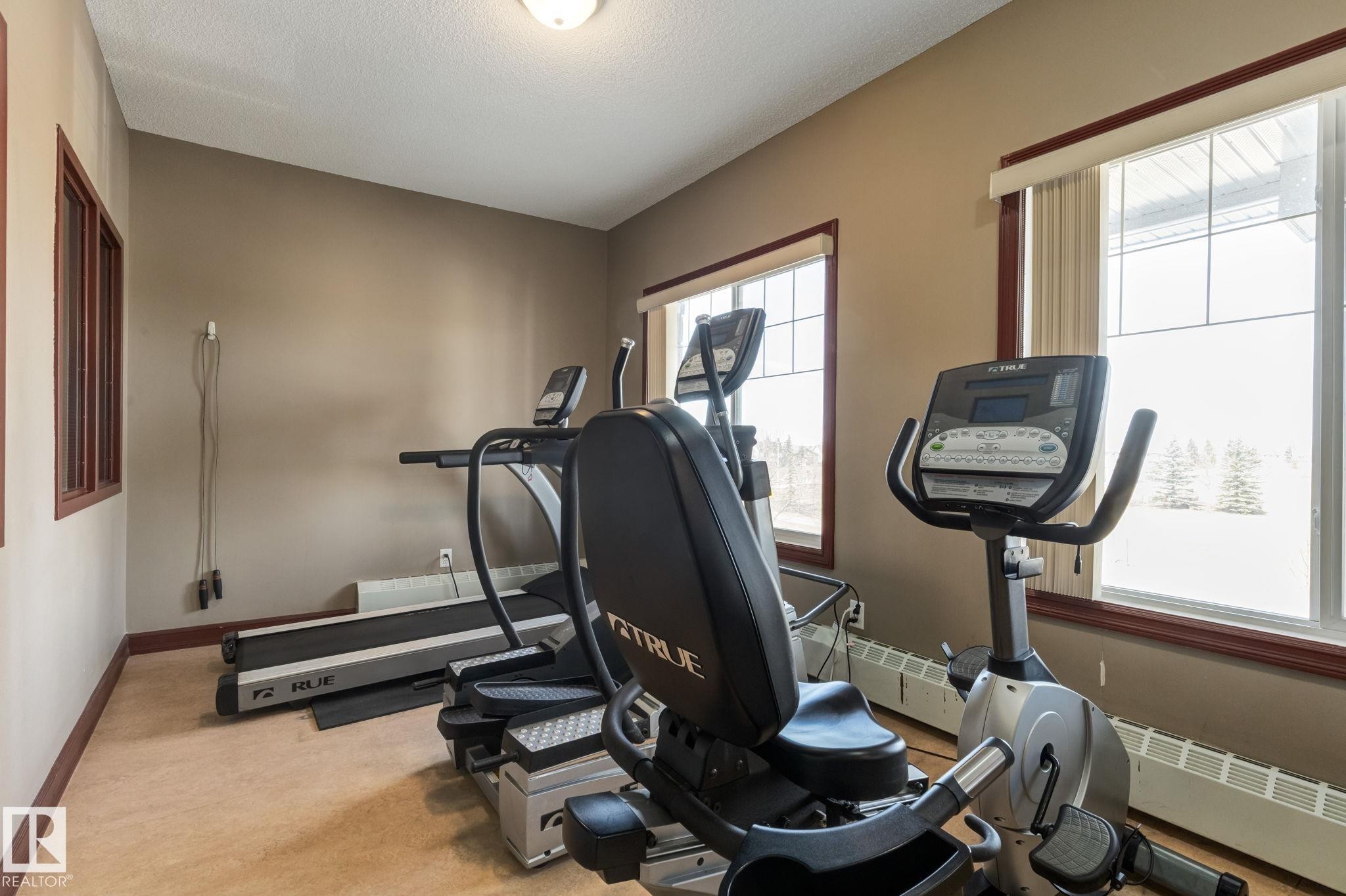235 263 Macewan Road, Edmonton, AB - Indoor Photo Showing Gym Room