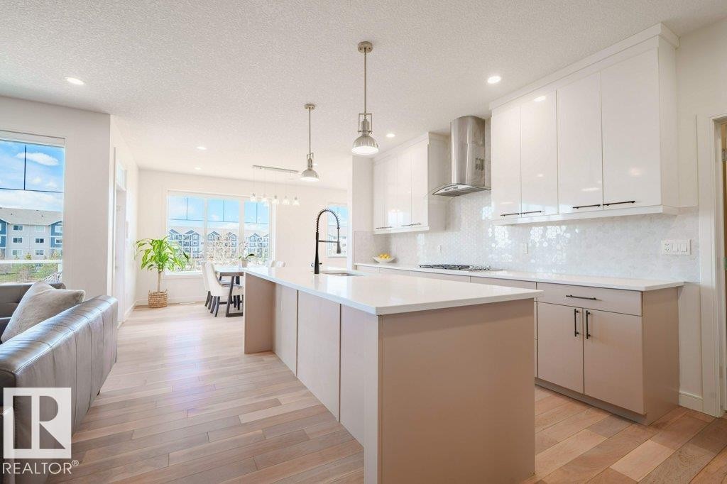 3386 Cutler Crescent, Edmonton, AB - Indoor Photo Showing Kitchen With Upgraded Kitchen
