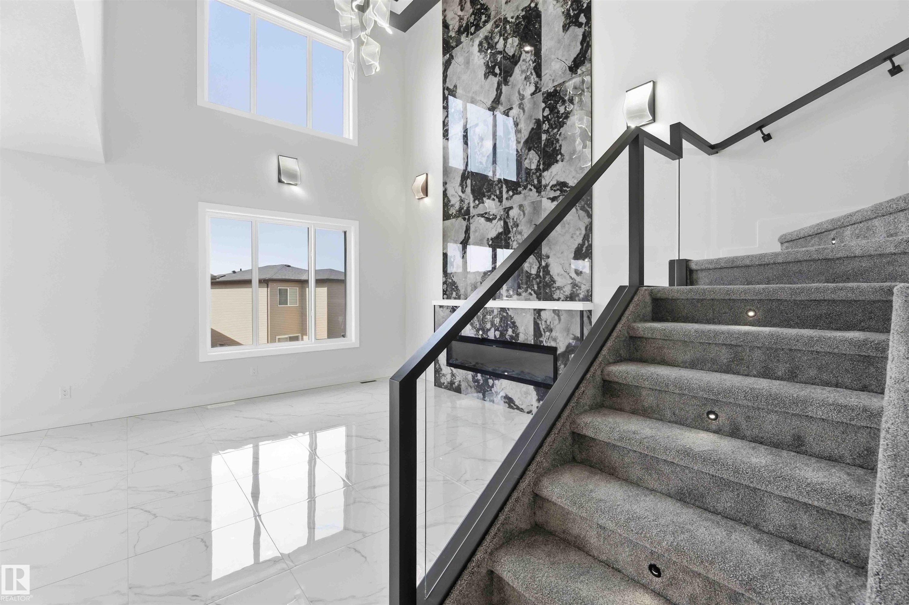Stairs - 415 Pine Point(E), Leduc, AB - Indoor Photo Showing Other Room