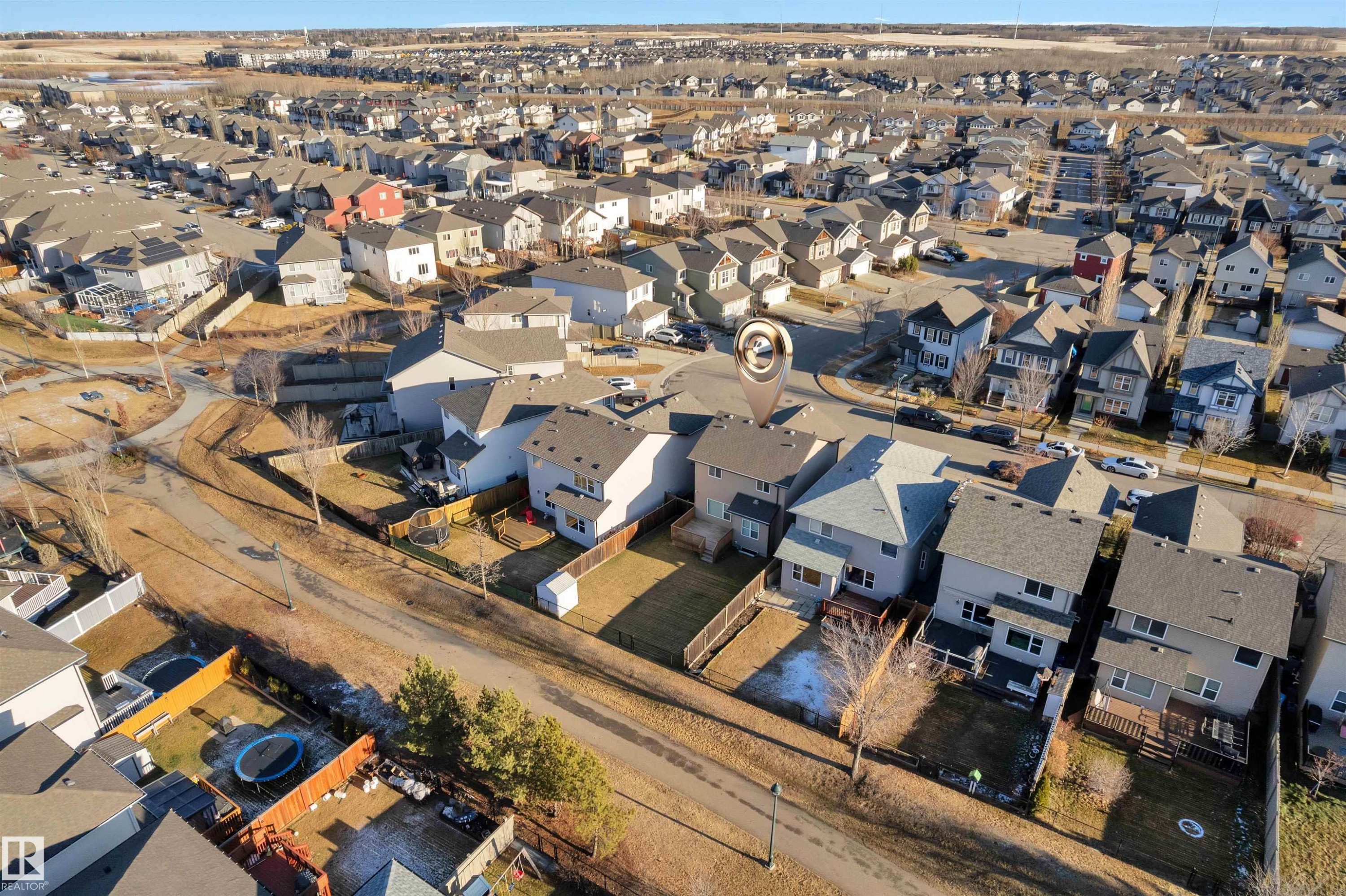 3650 13 Street, Edmonton, AB - Outdoor With View