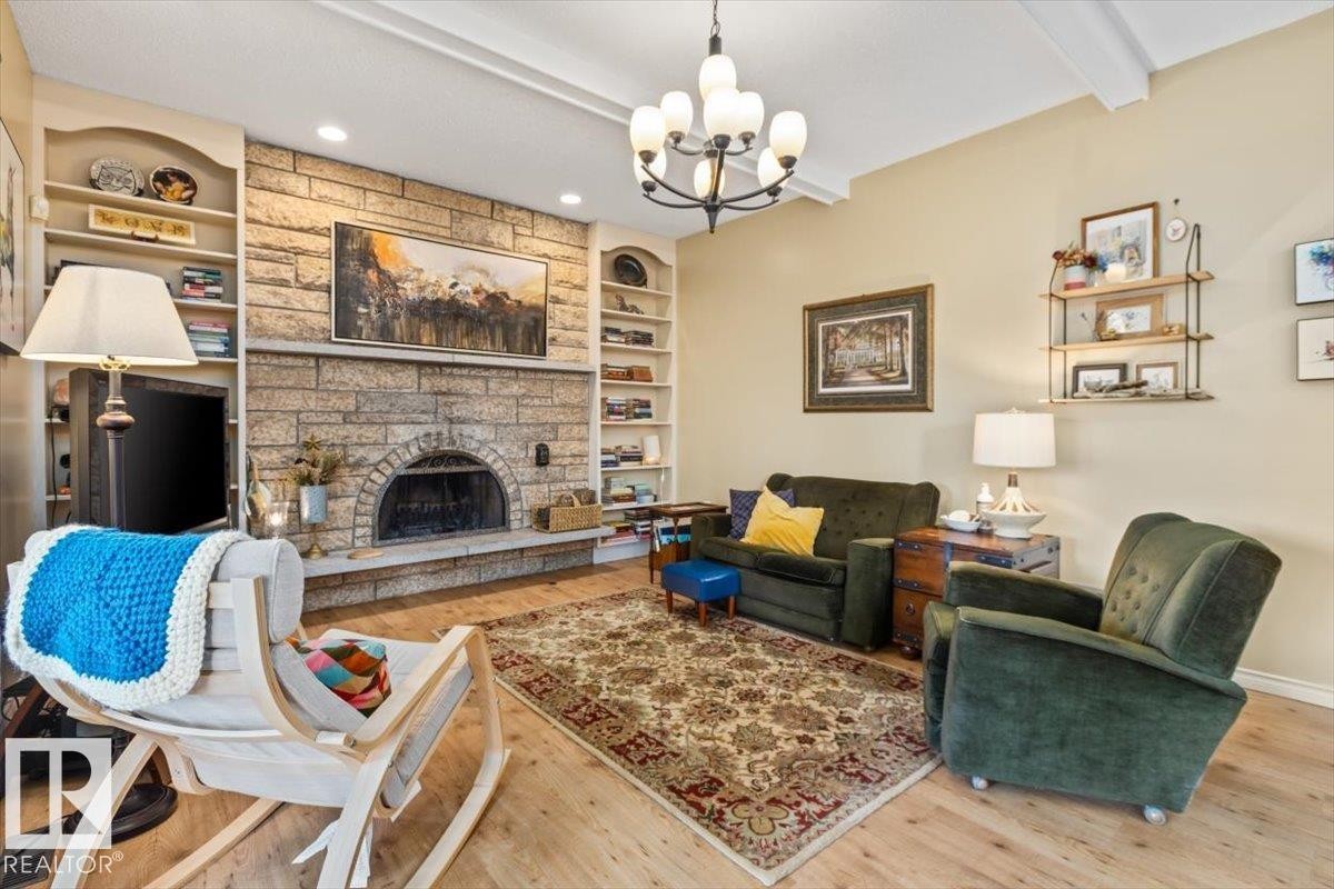 2446 78 Street, Edmonton, AB - Indoor With Fireplace