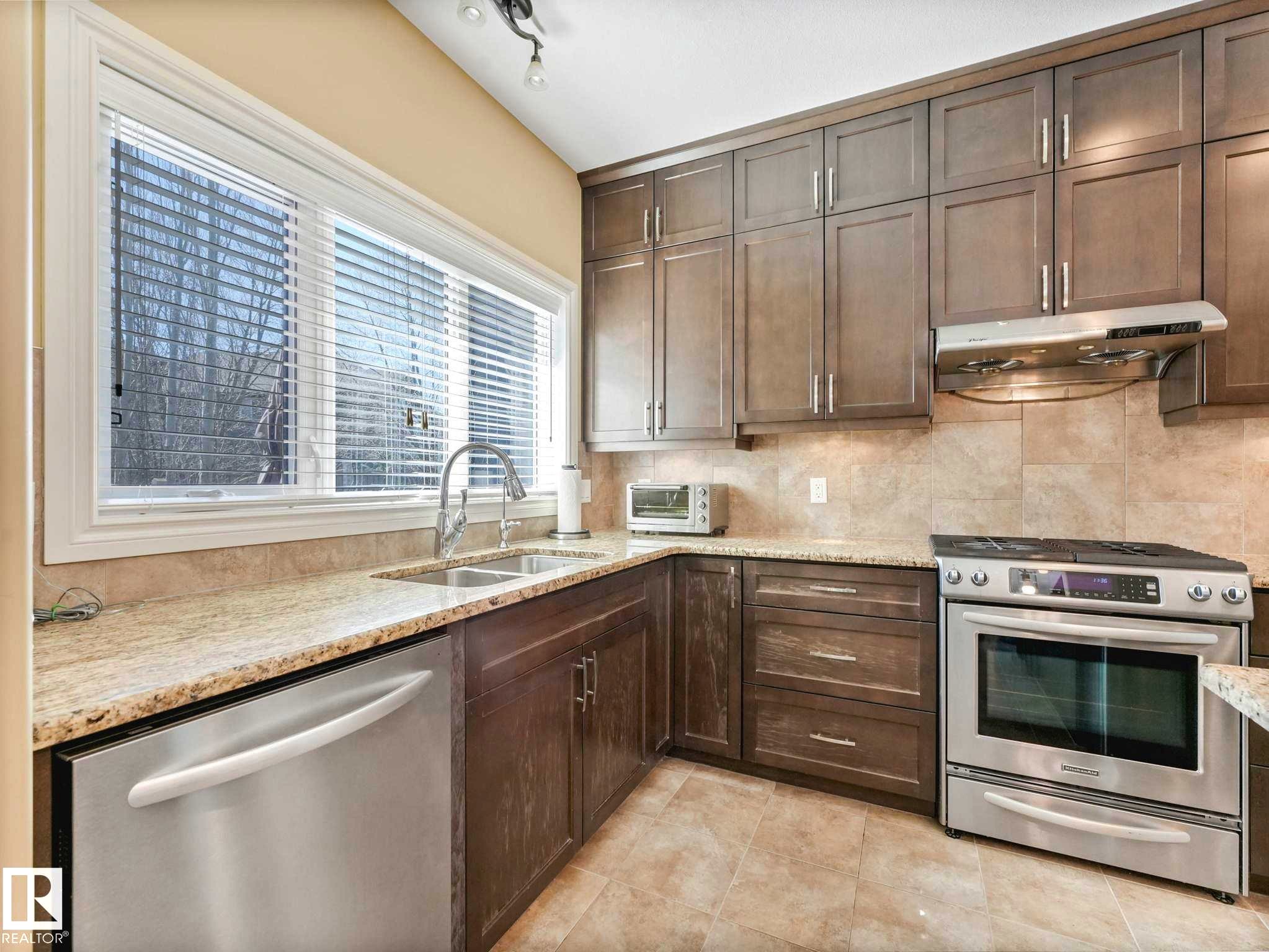 3441 West Landing, Edmonton, AB - Indoor Photo Showing Kitchen With Double Sink