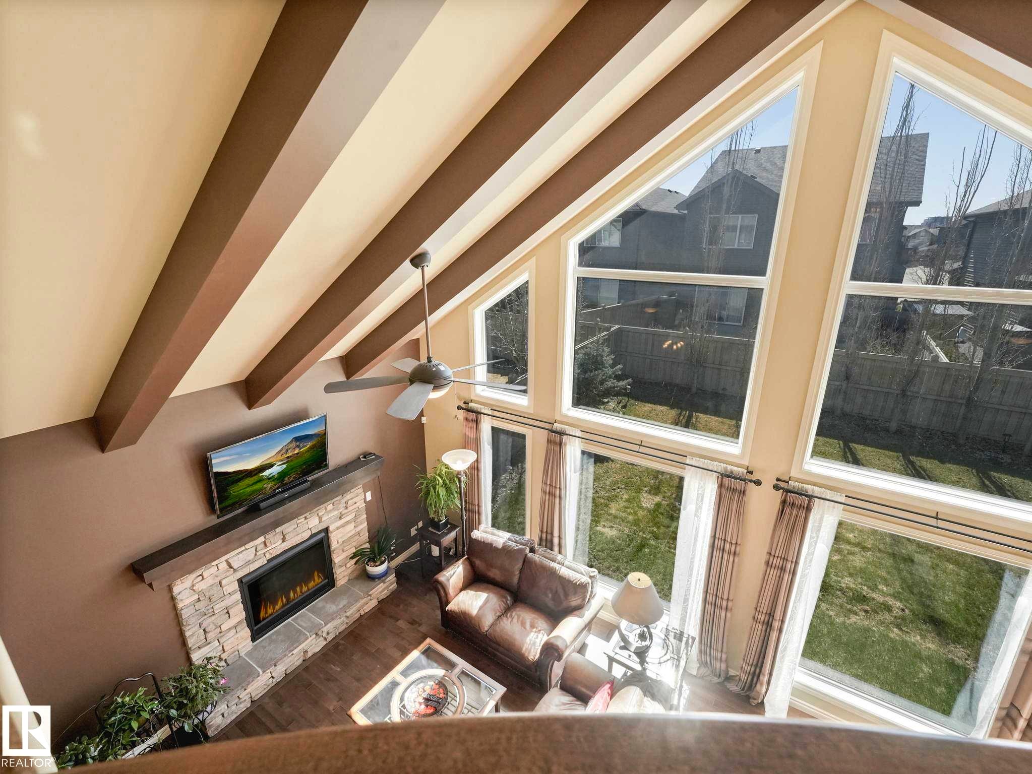 3441 West Landing, Edmonton, AB - Indoor With Fireplace