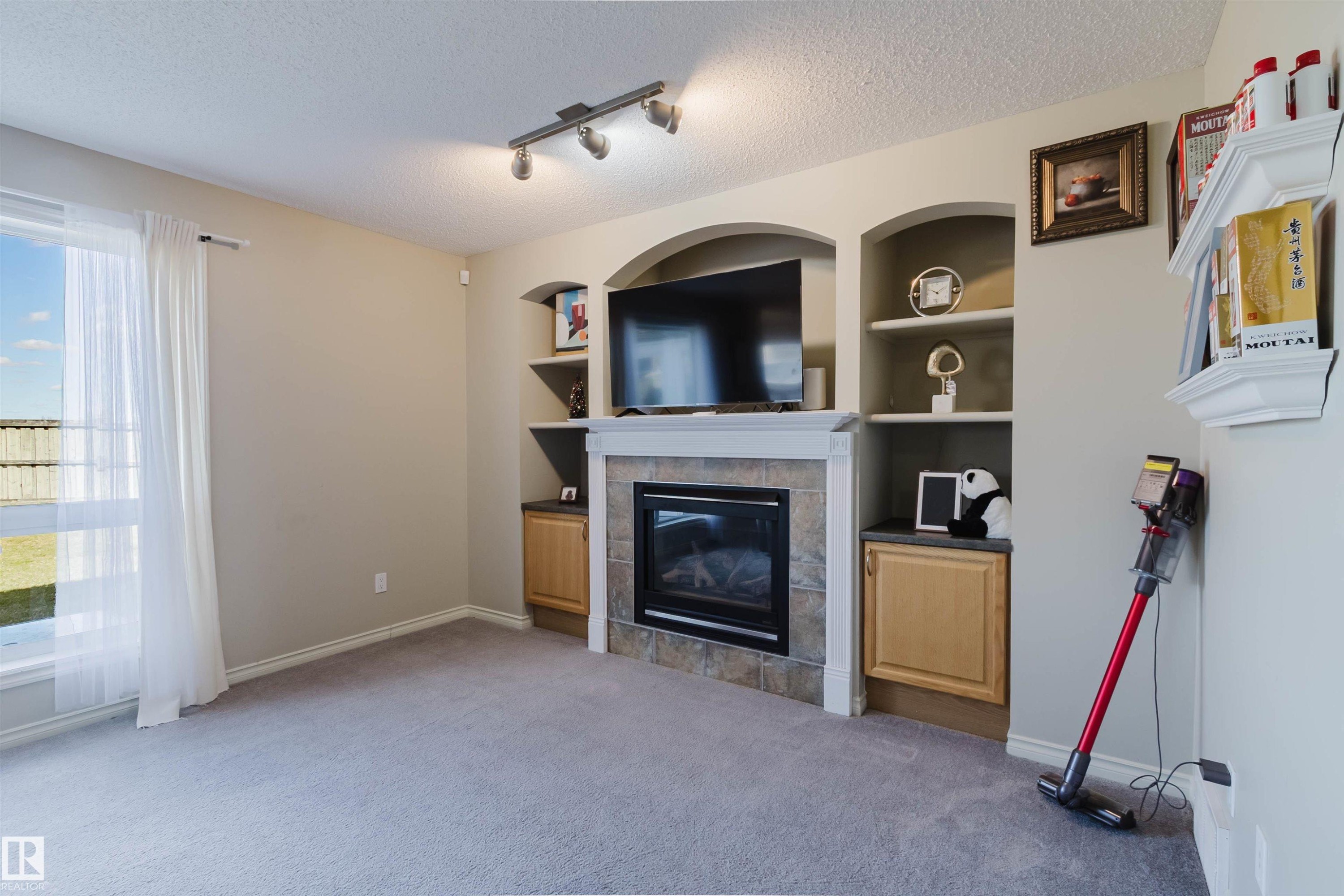 3534 Mclean Crescent, Edmonton, AB - Indoor With Fireplace