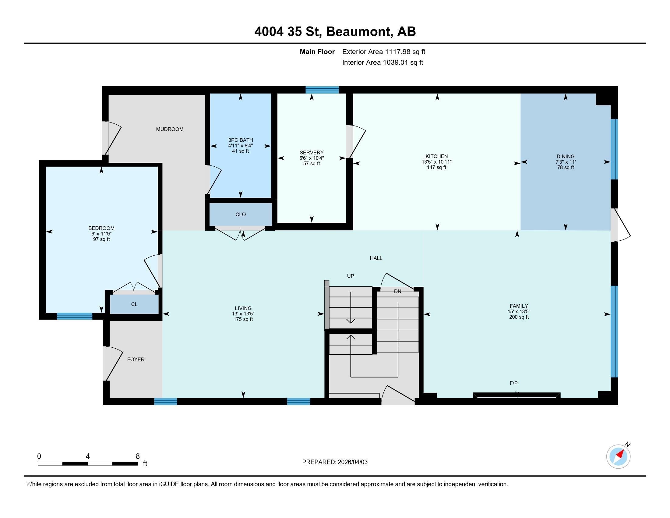 Floor plan - 4004 35 Street, Beaumont, AB - Other