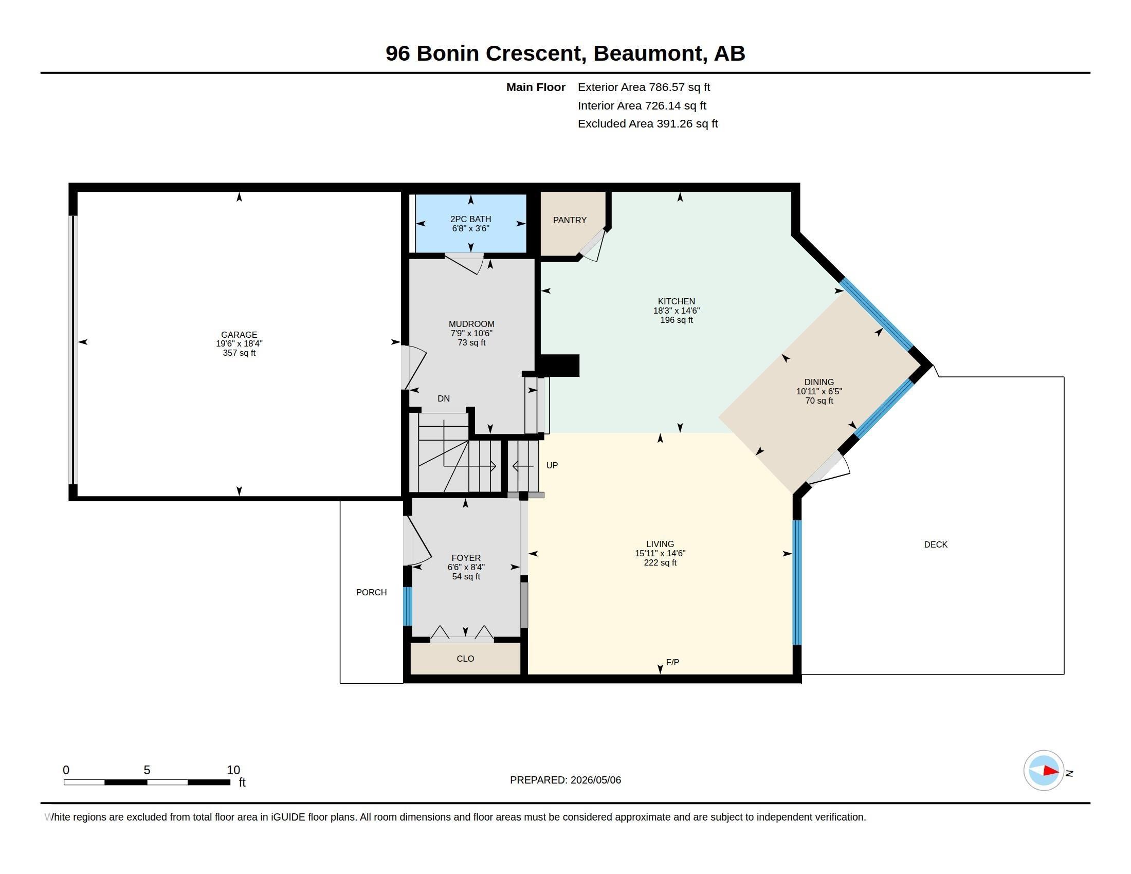 Floor plan - 96 Bonin Crescent, Beaumont, AB - Other