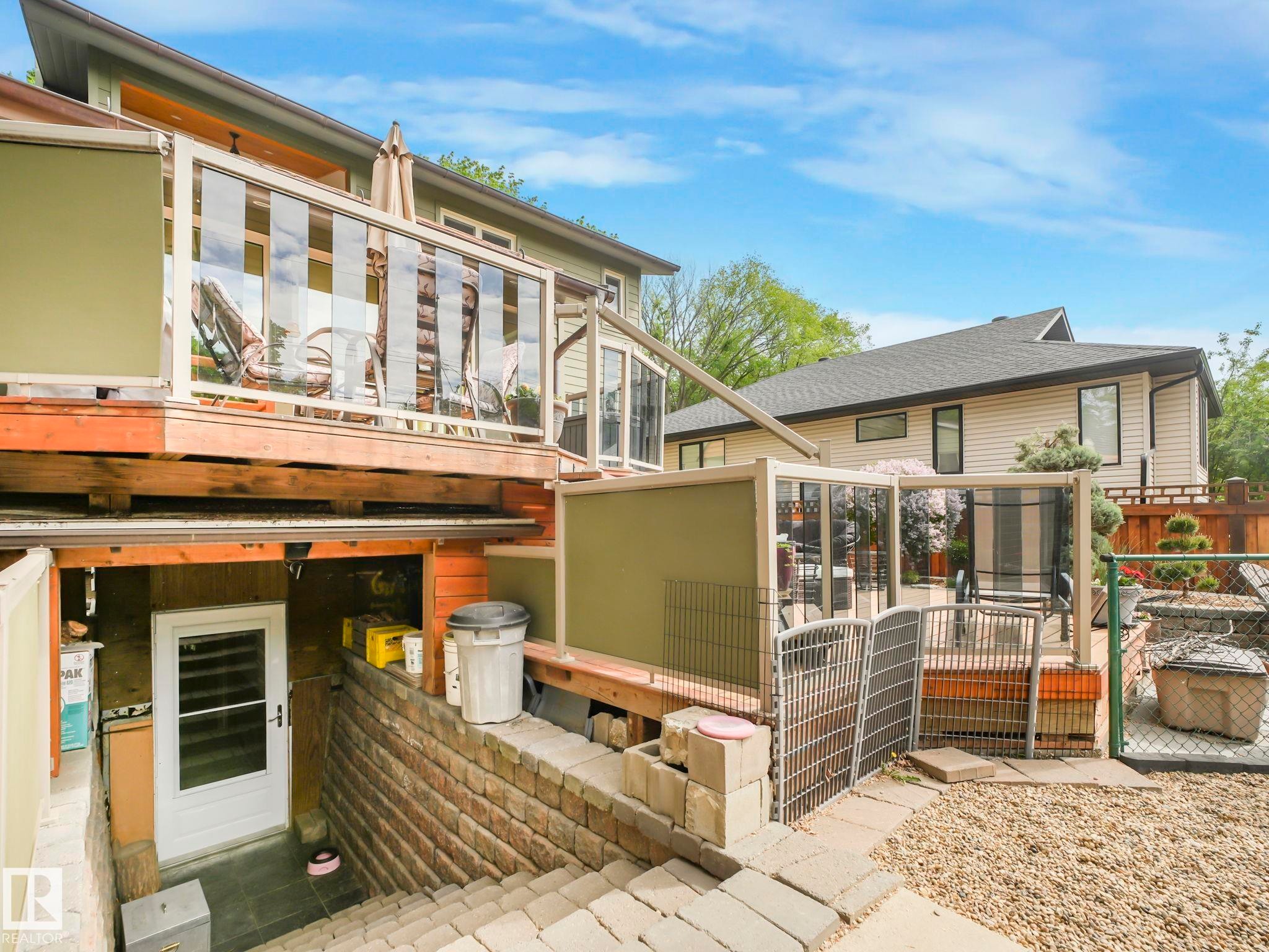 10961 75 Avenue, Edmonton, AB - Outdoor With Deck Patio Veranda With Exterior