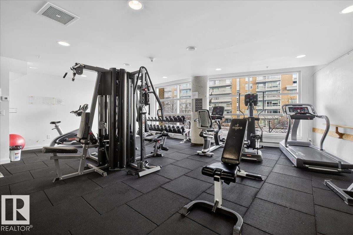 #114 2504 109 St Nw, Edmonton, AB - Indoor Photo Showing Gym Room