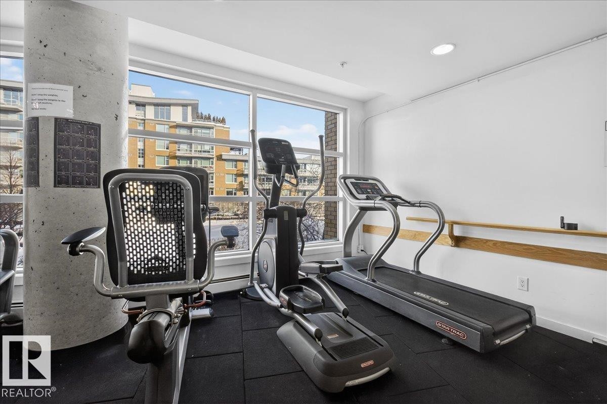 #114 2504 109 St Nw, Edmonton, AB - Indoor Photo Showing Gym Room