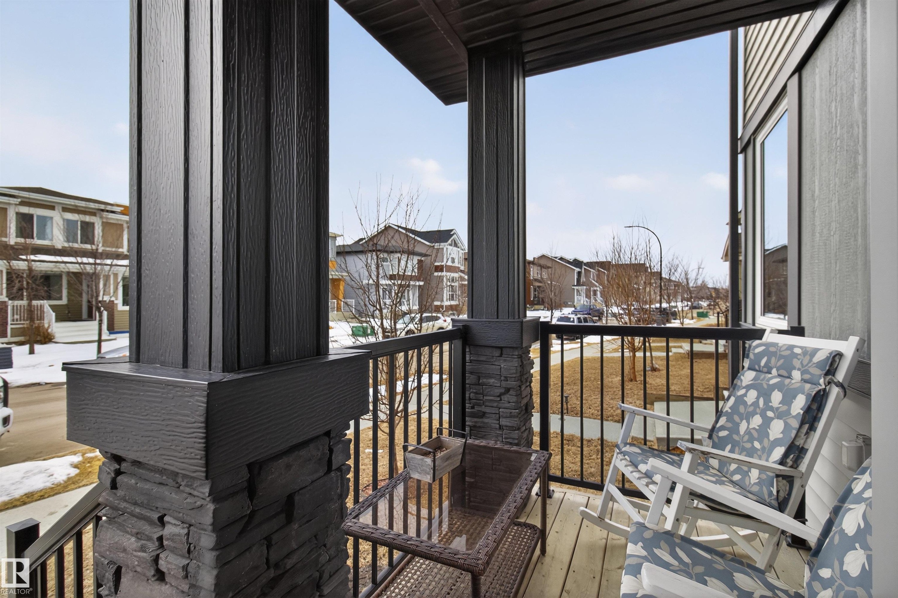 385 Charlesworth Drive, Edmonton, AB - Outdoor With Deck Patio Veranda With Exterior