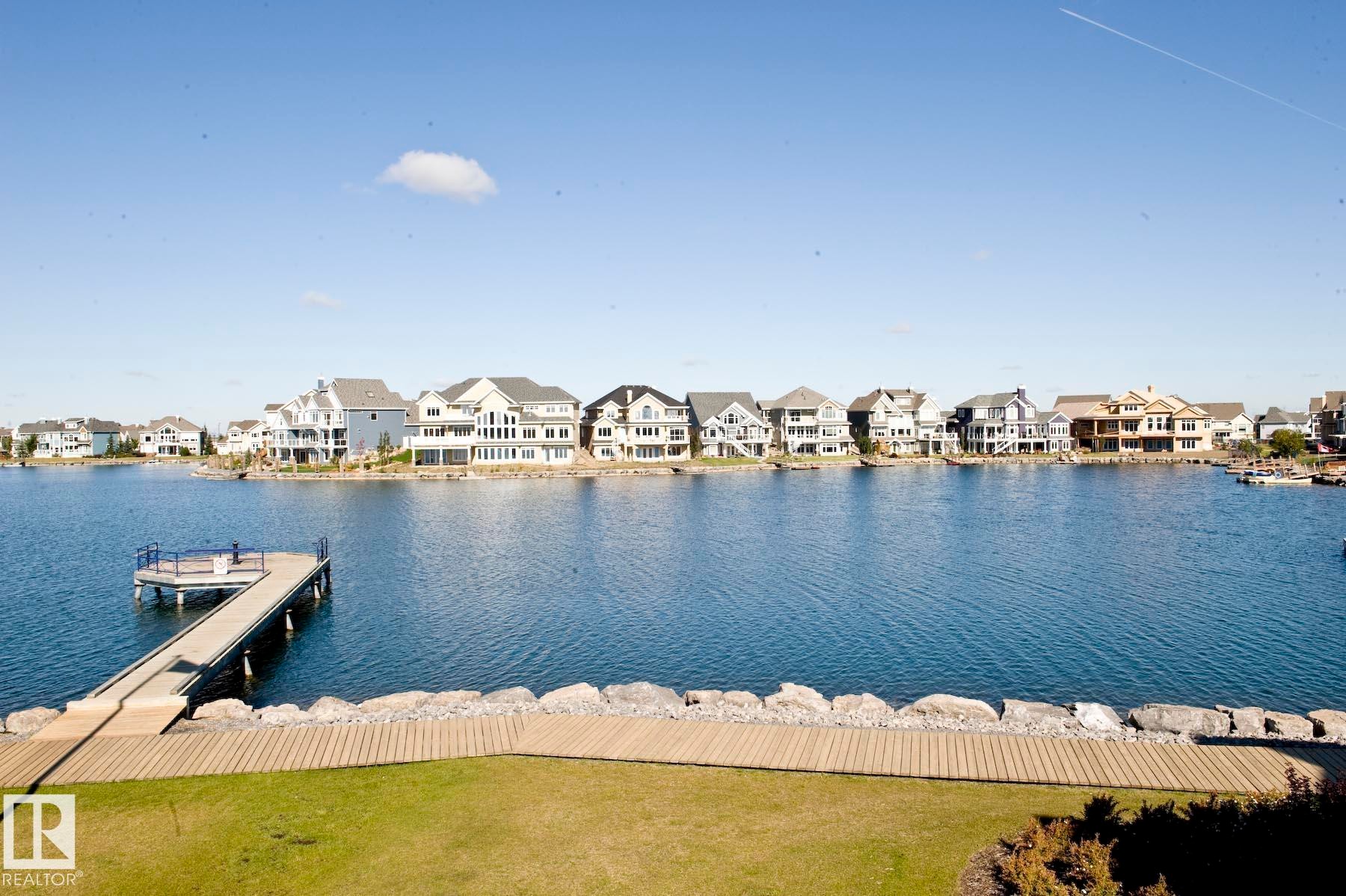 17 1179 Summerside Drive, Edmonton, AB - Outdoor With Body Of Water With View