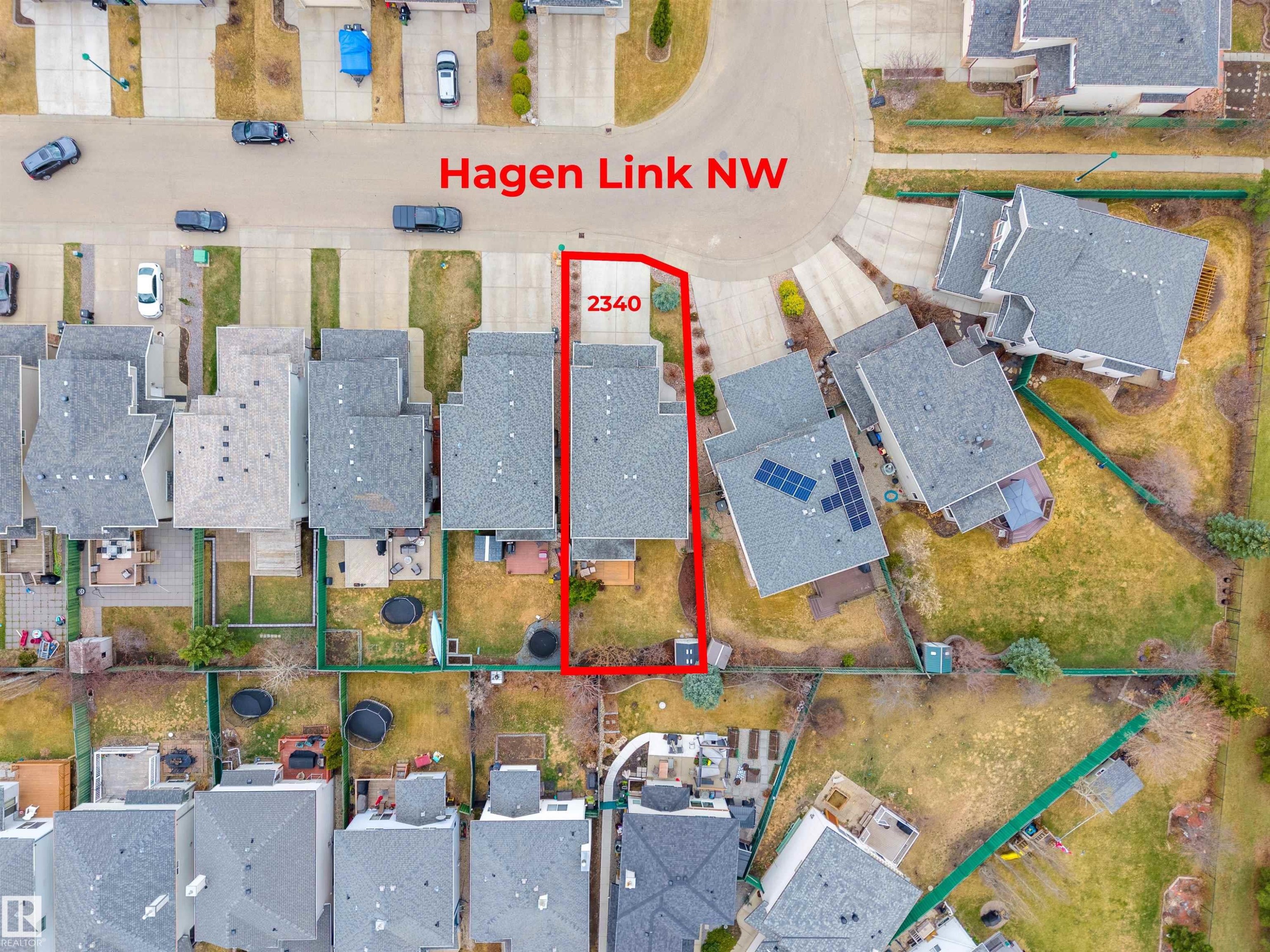 Aerial view - 2340 Hagen Link, Edmonton, AB - Other
