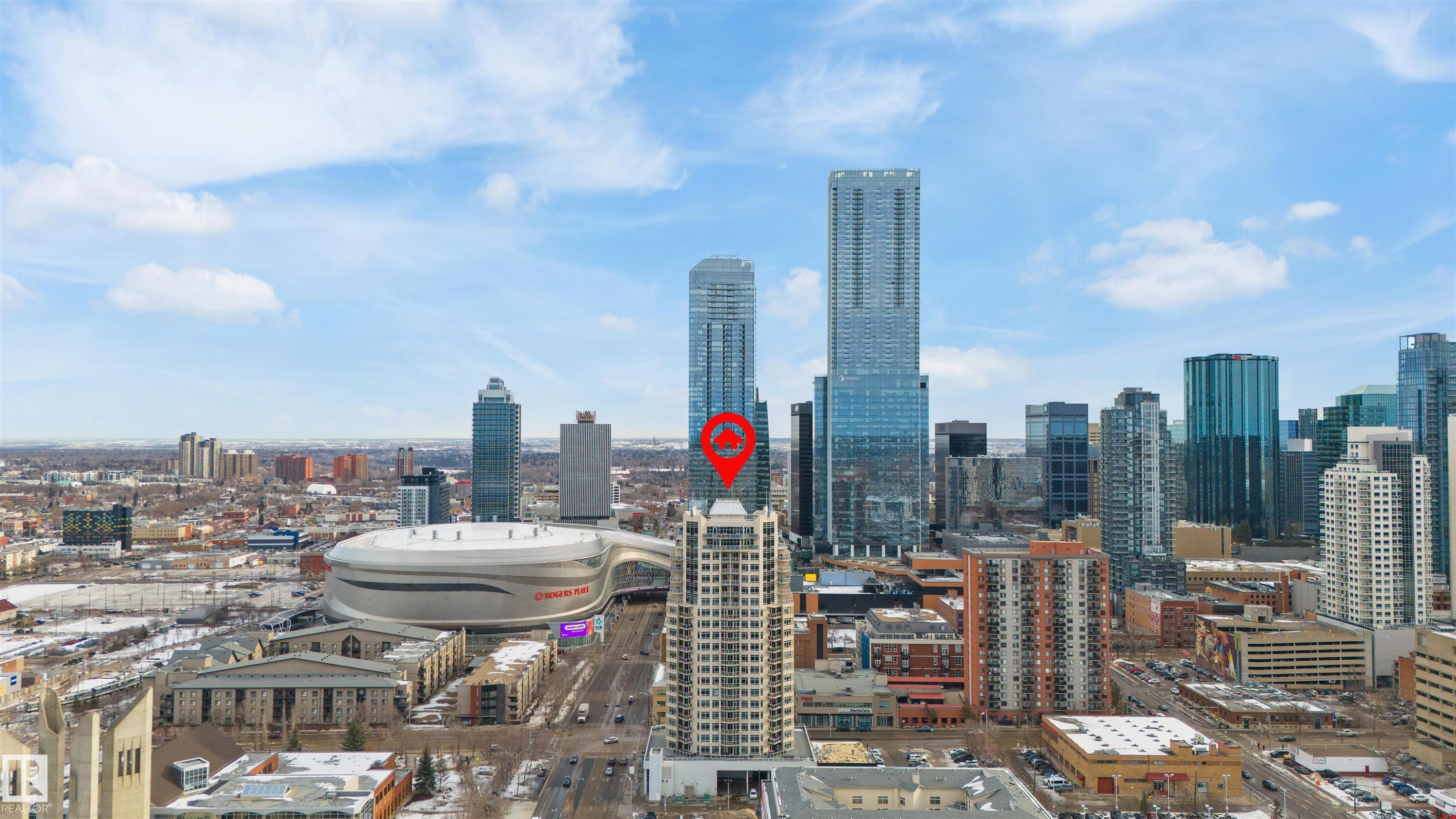 #1901 10388 105 St Nw, Edmonton, AB - Outdoor With View