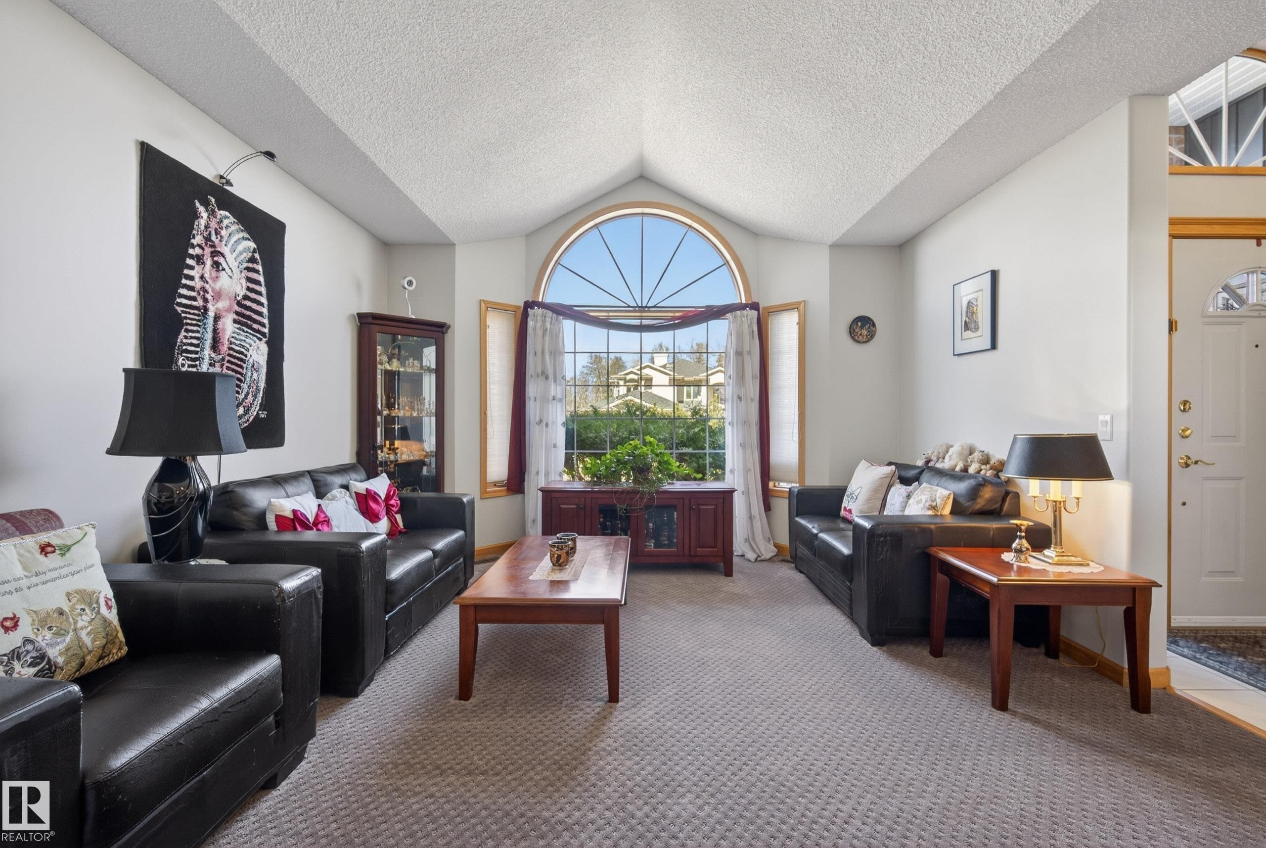 433 Twin Brooks Crescent, Edmonton, AB - Indoor Photo Showing Living Room