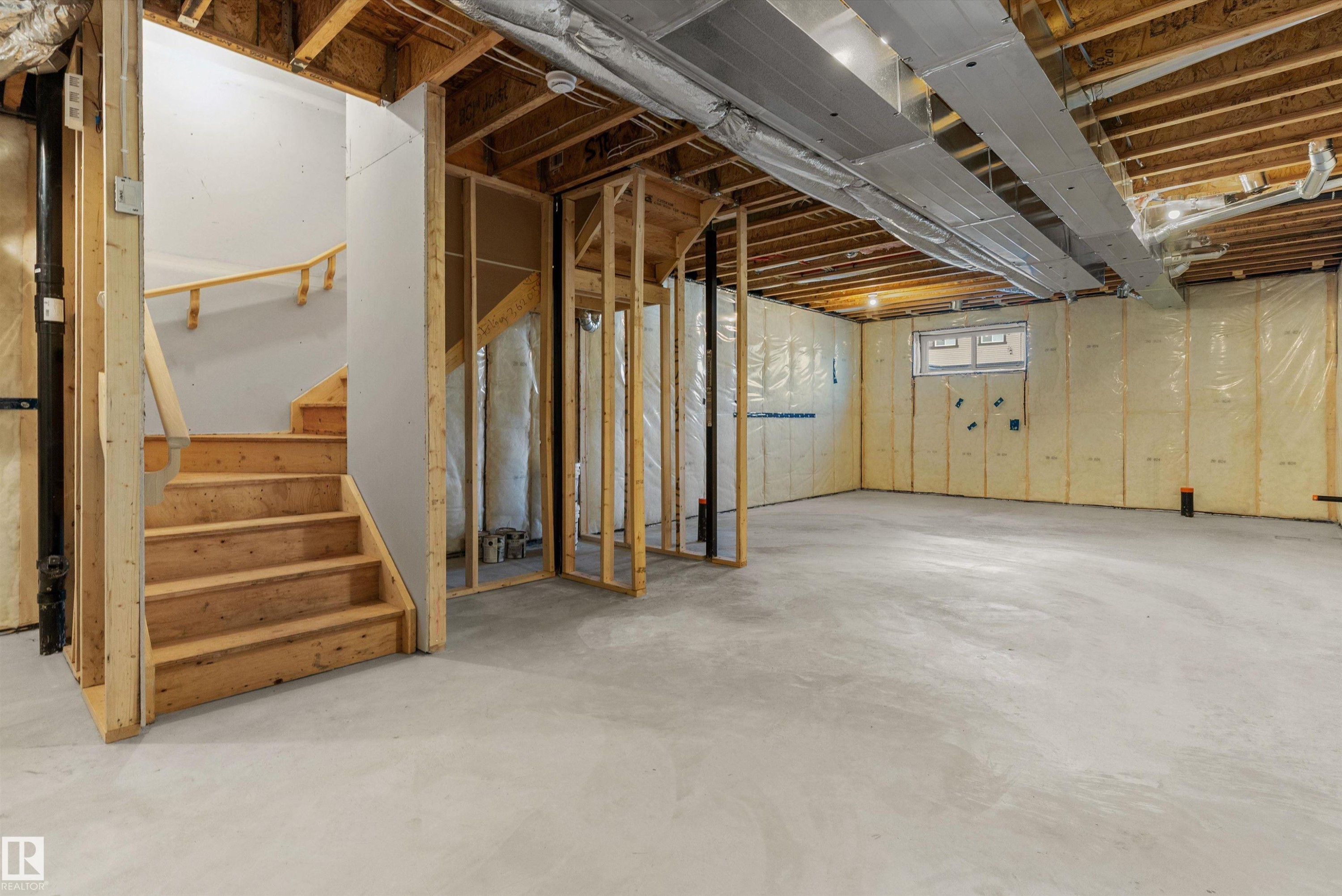 1056 14 Avenue Nw, Edmonton, AB - Indoor Photo Showing Basement