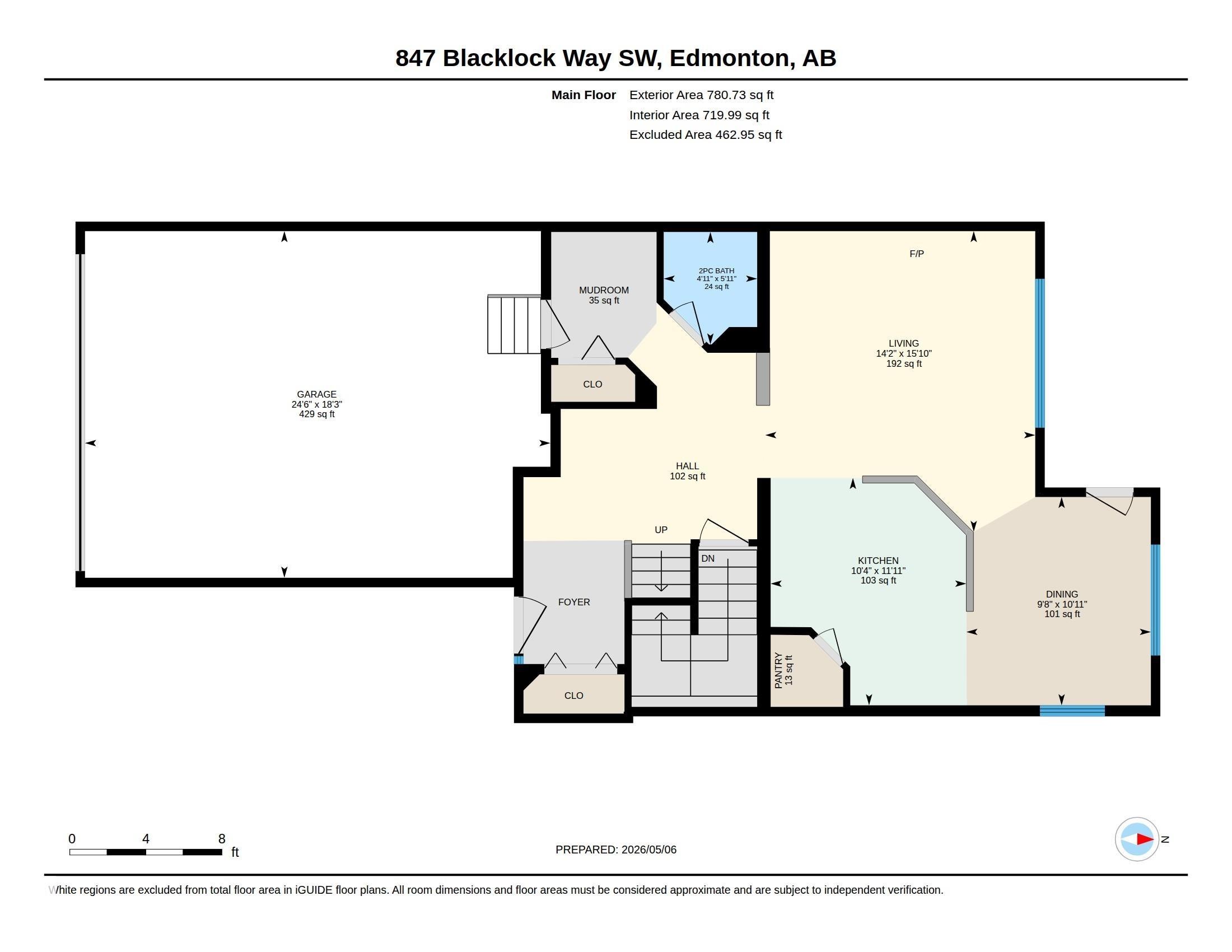 Floor plan - 847 Blacklock Way, Edmonton, AB - Other