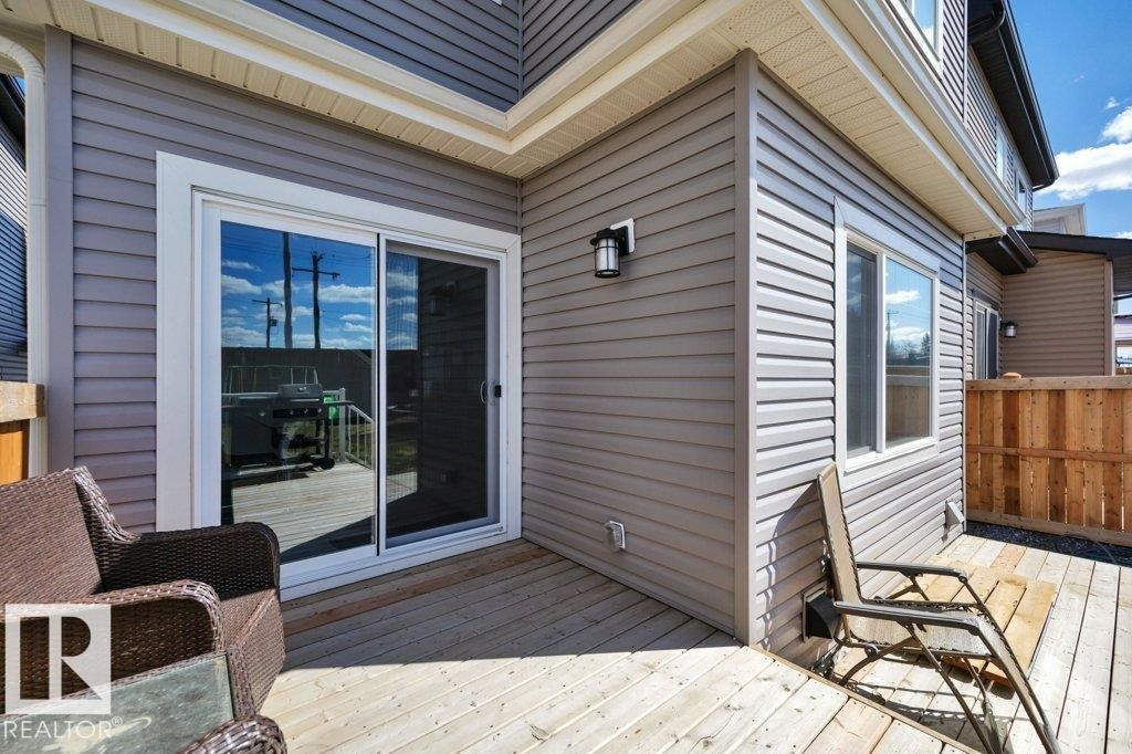 161 Larch Crescent, Leduc, AB - Outdoor With Deck Patio Veranda With Exterior