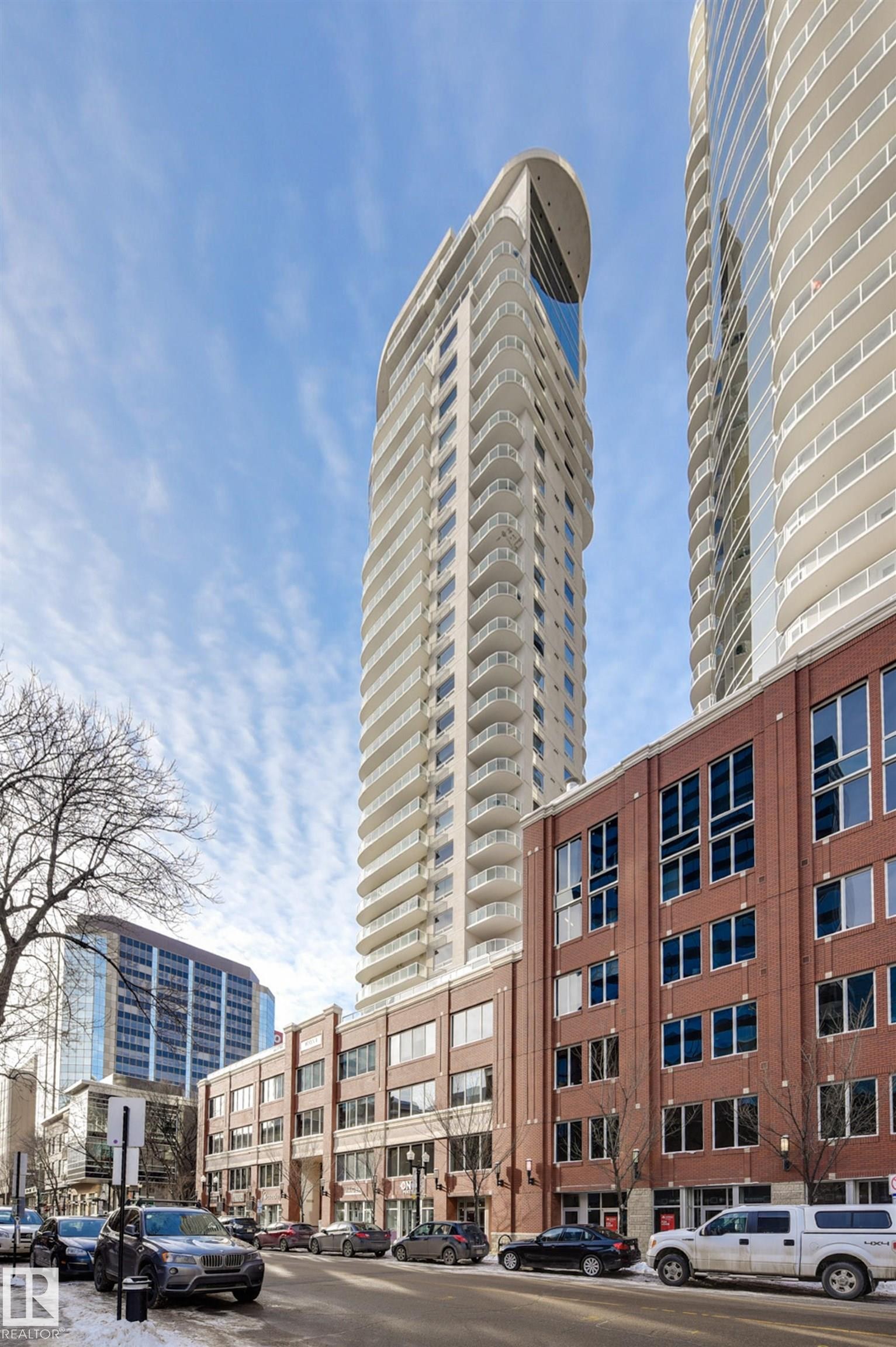 603 10136 104 Street, Edmonton, AB - Outdoor With Balcony With Facade