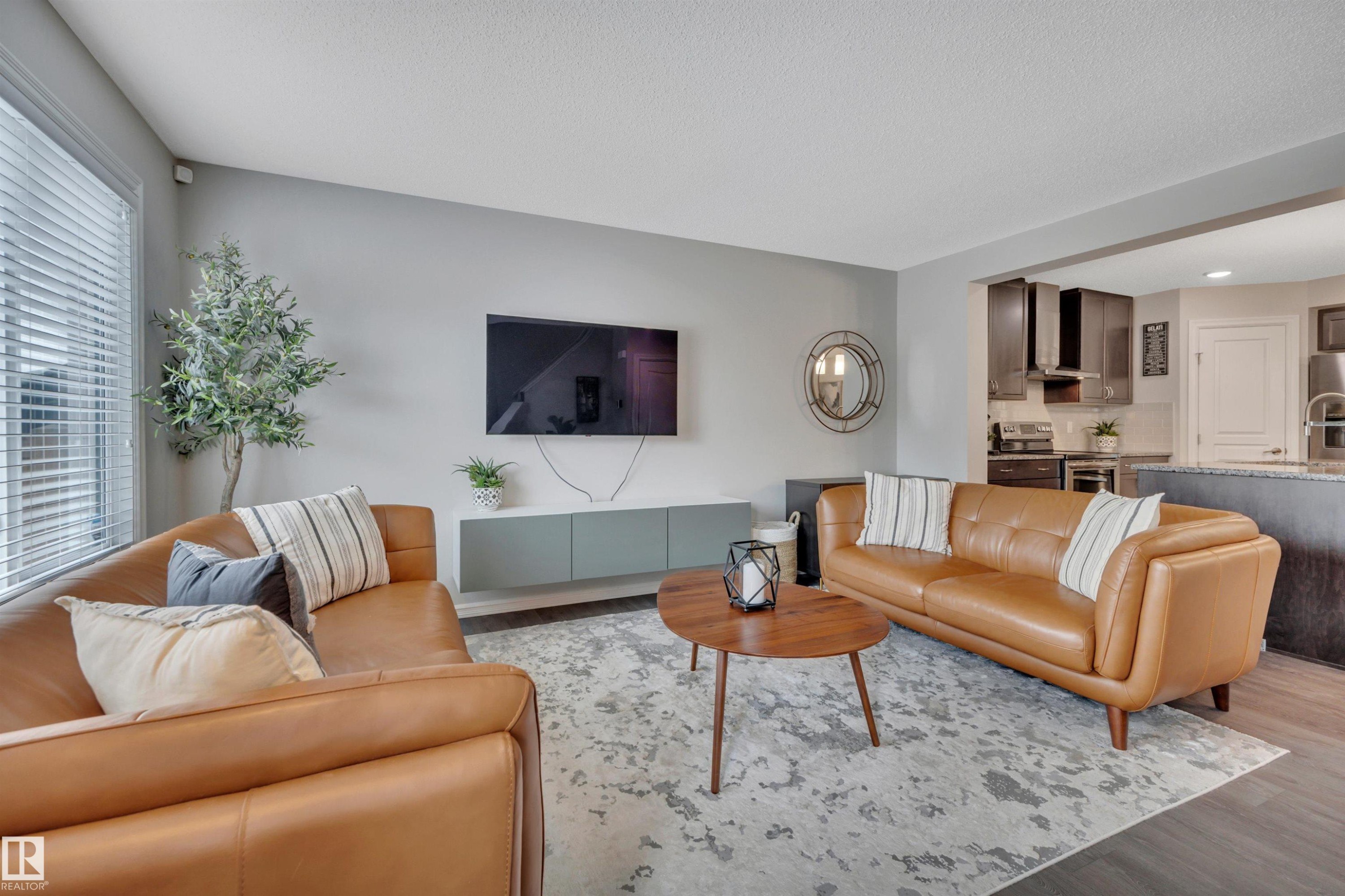 22220 88 Avenue, Edmonton, AB - Indoor Photo Showing Living Room
