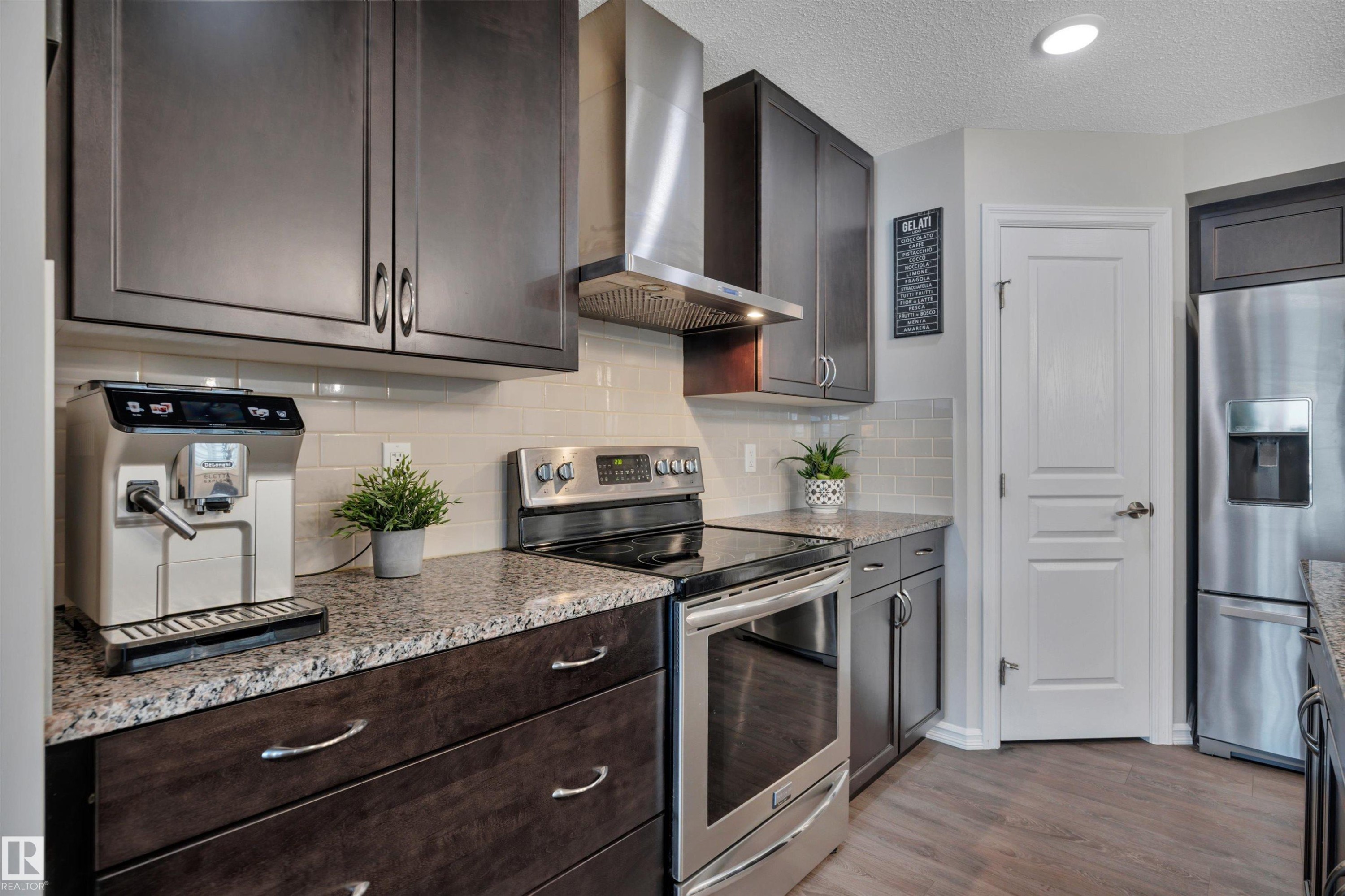 22220 88 Avenue, Edmonton, AB - Indoor Photo Showing Kitchen With Stainless Steel Kitchen With Upgraded Kitchen