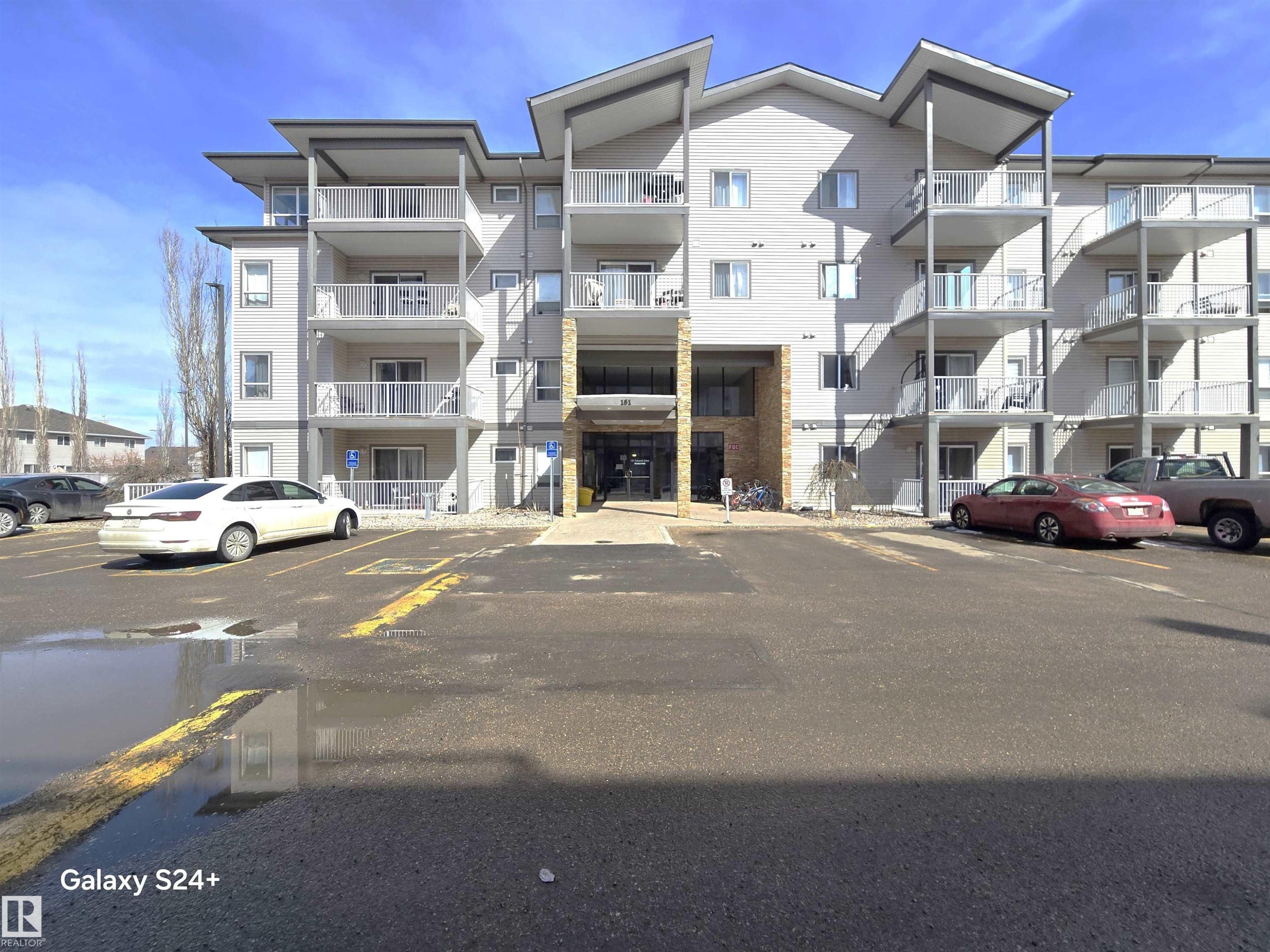 302 151 Edwards Dr, Edmonton, AB - Outdoor With Balcony With Facade