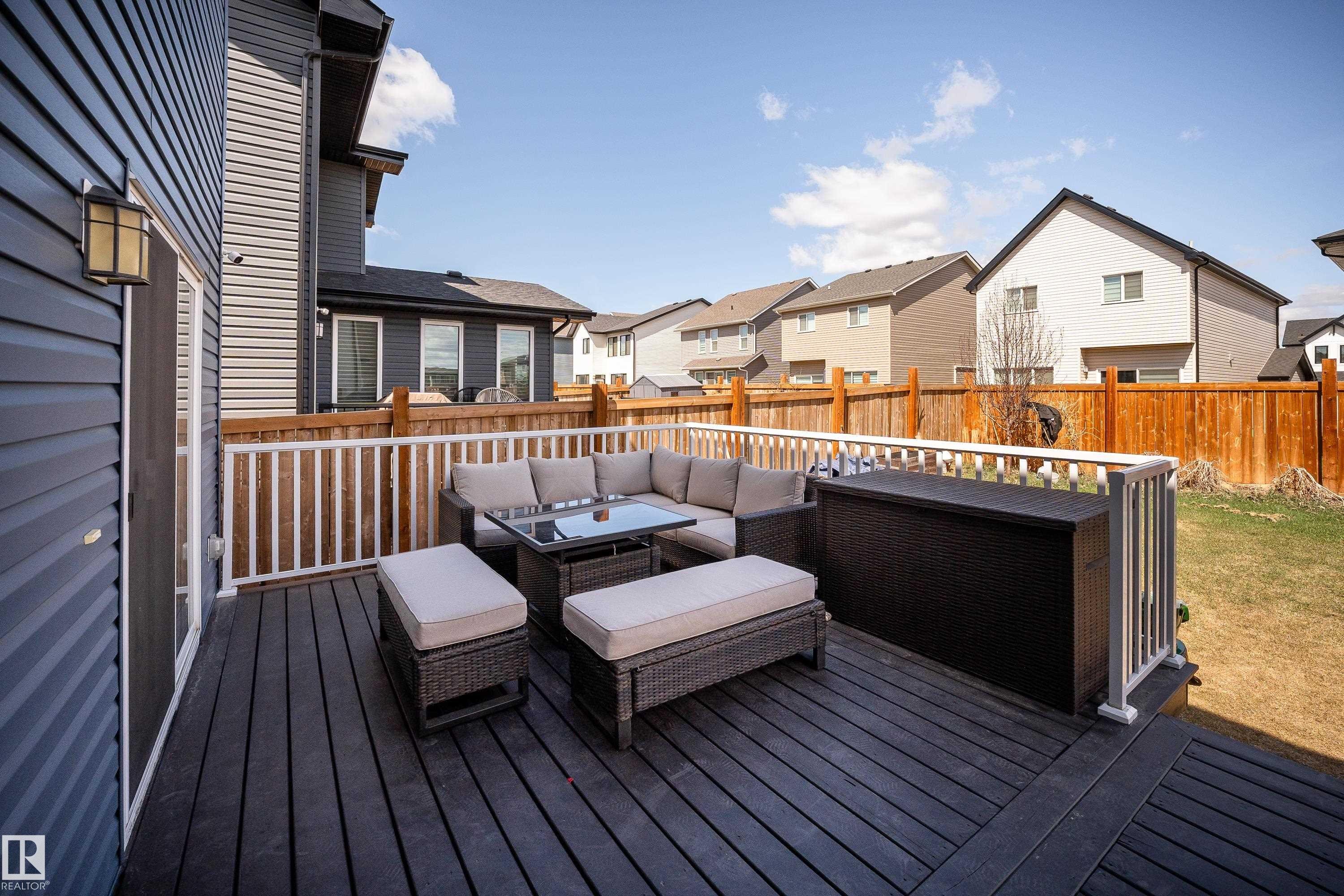 3222 Chernowski Way, Edmonton, AB - Outdoor With Deck Patio Veranda With Exterior