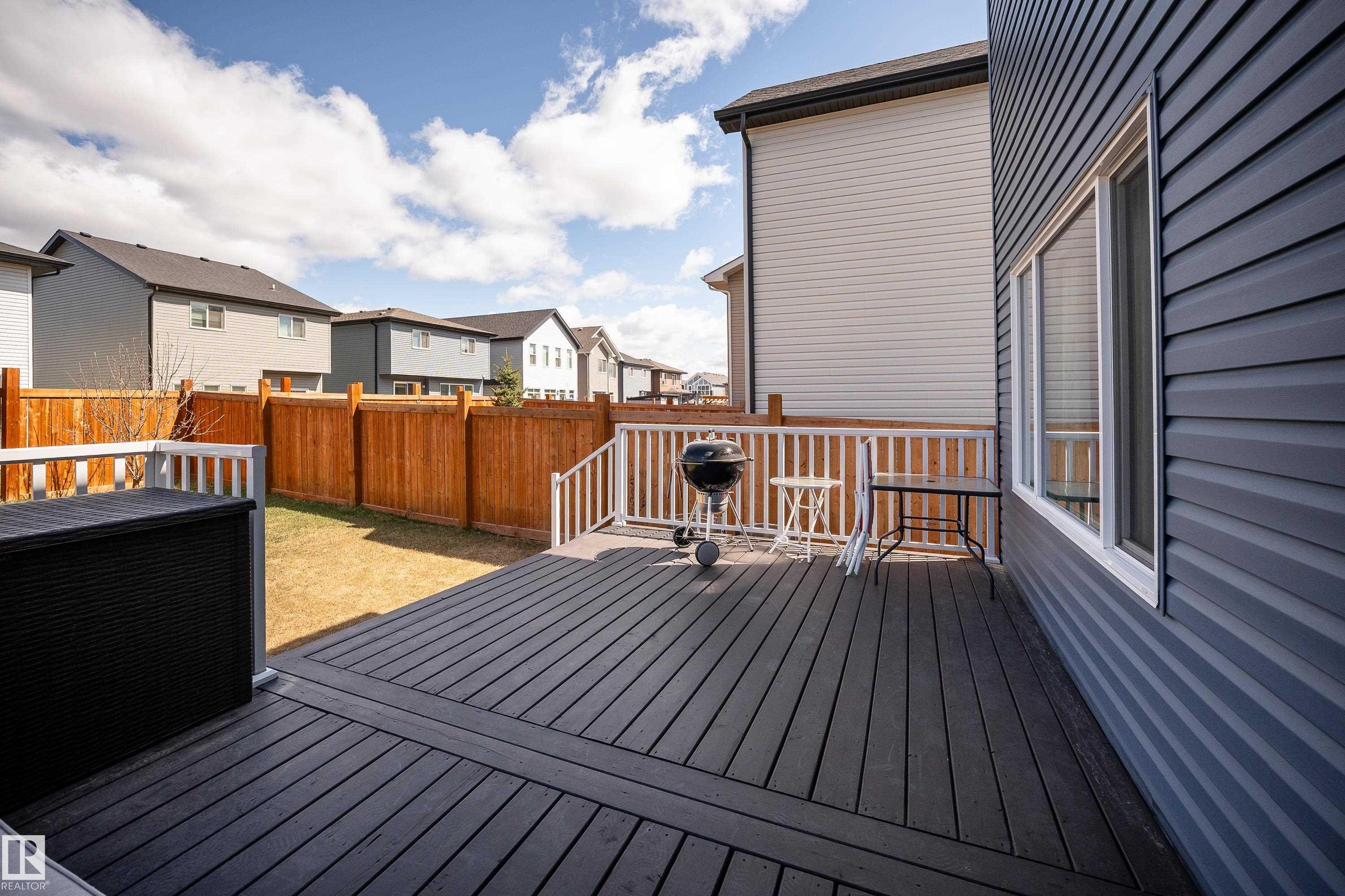 3222 Chernowski Way, Edmonton, AB - Outdoor With Deck Patio Veranda With Exterior