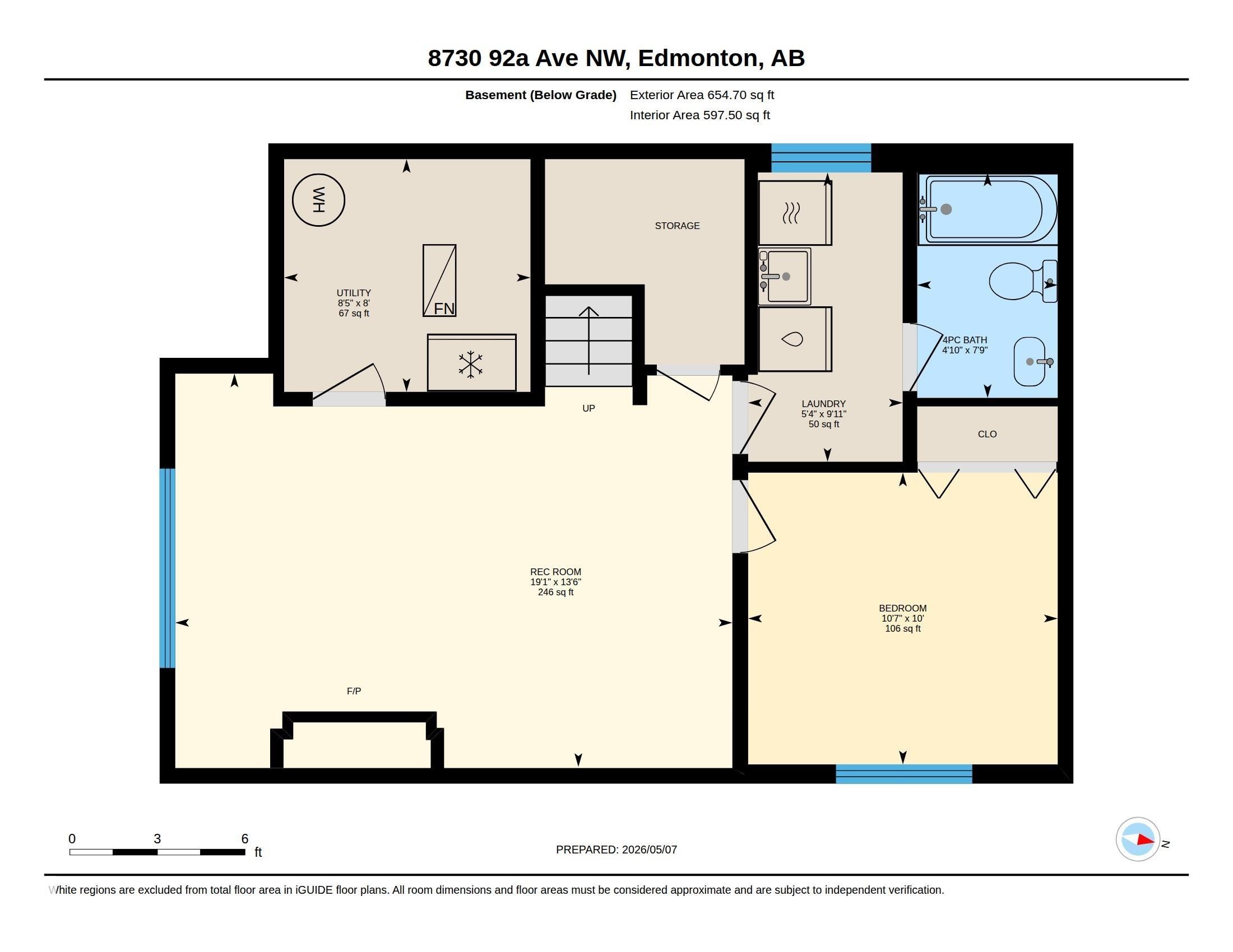 Floor plan - 8730 92A Avenue, Edmonton, AB - Other