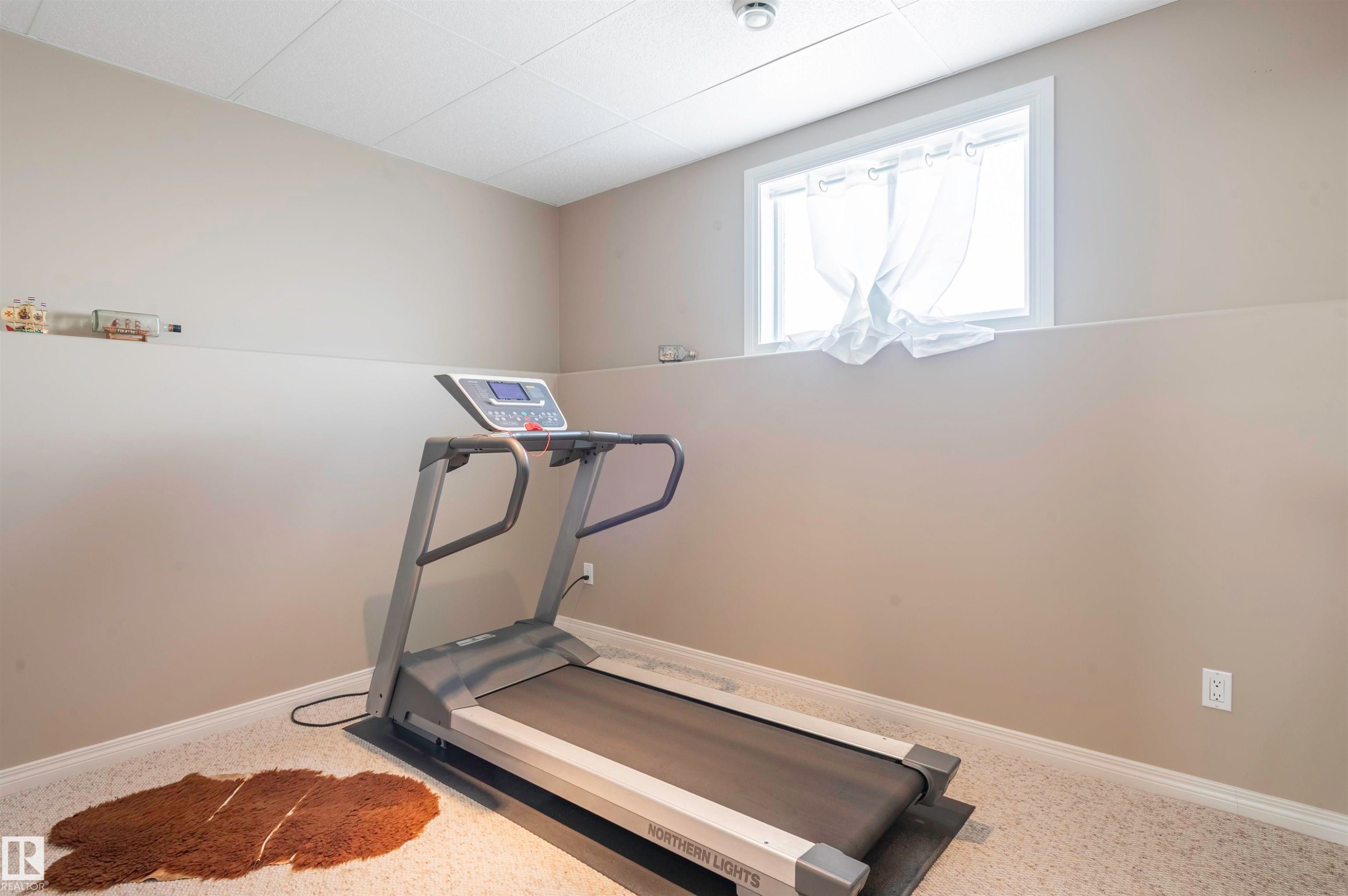 4431 48 Avenue, Clyde, AB - Indoor Photo Showing Gym Room