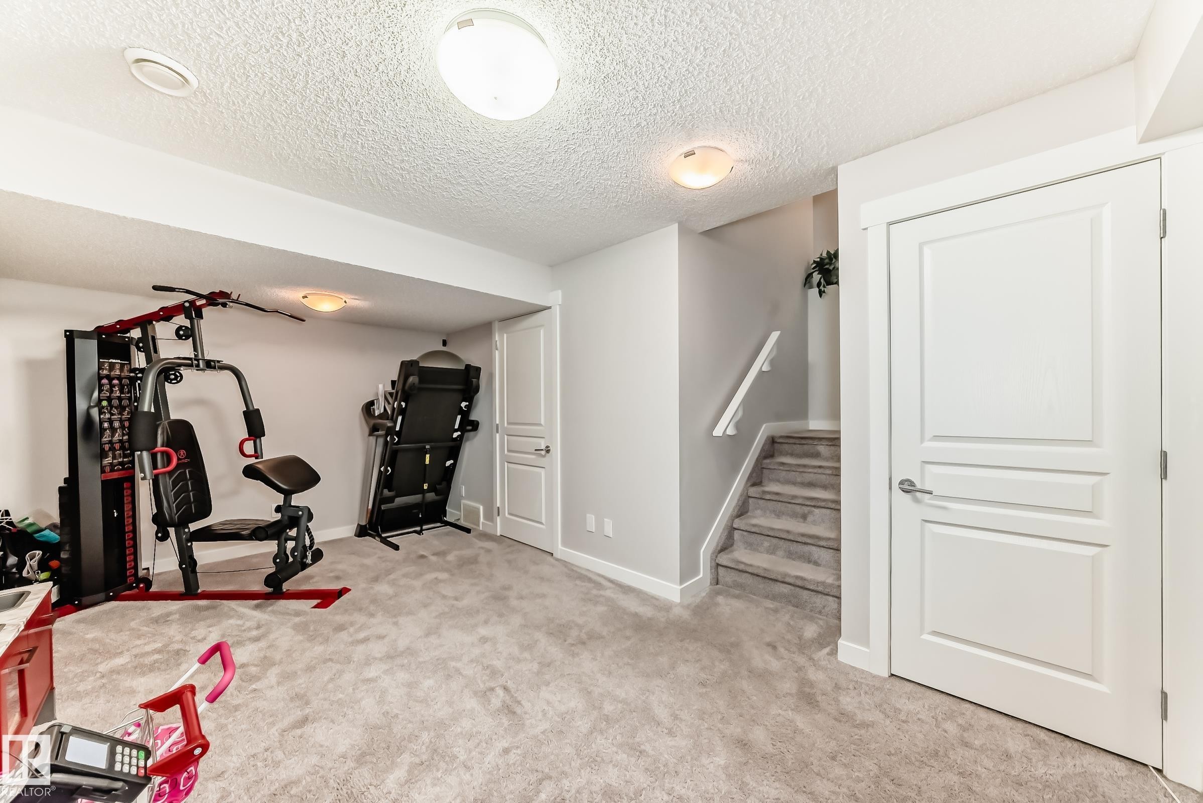 18127 77 Street, Edmonton, AB - Indoor Photo Showing Gym Room