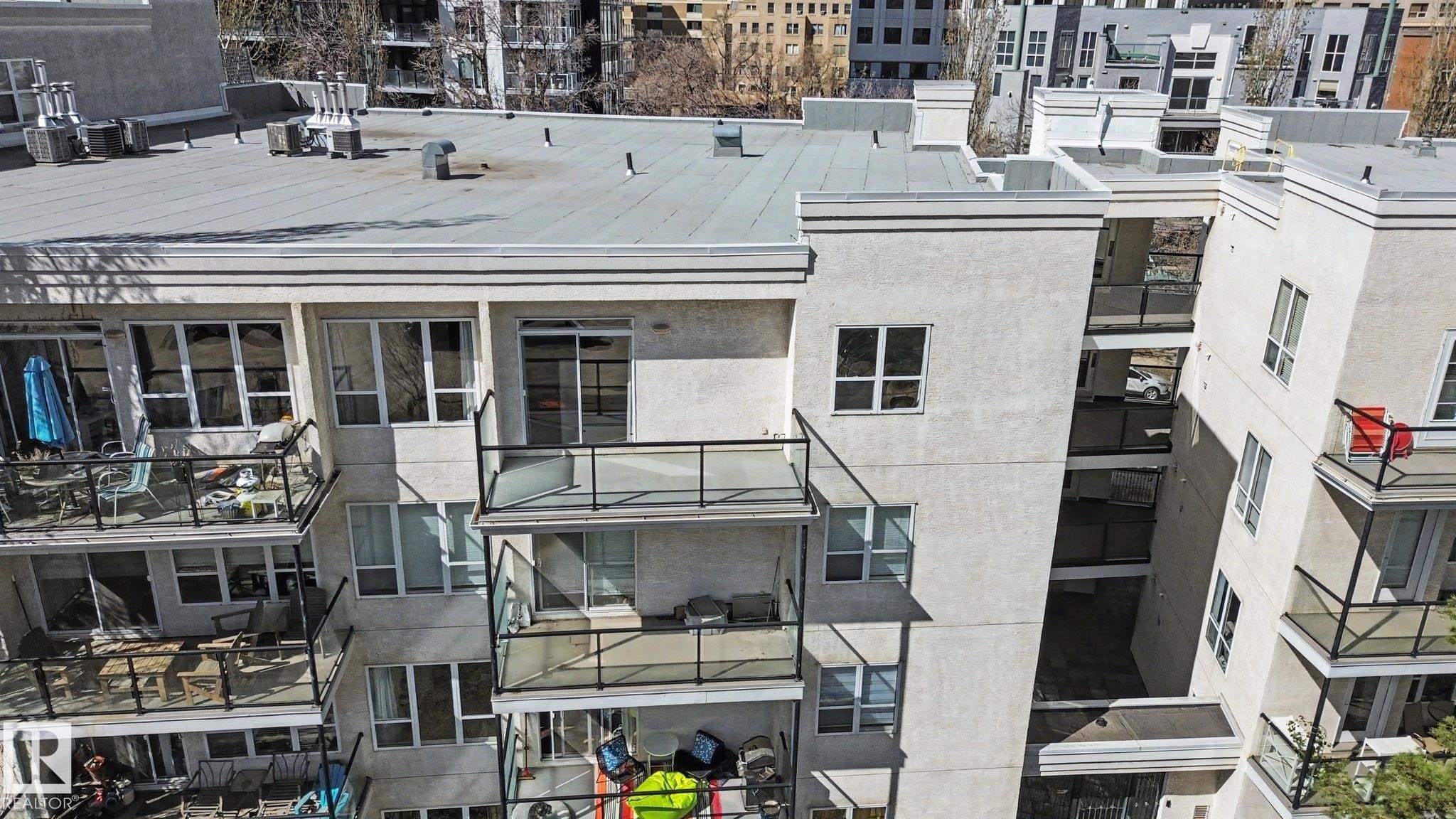 #411 10033 110 St Nw, Edmonton, AB - Outdoor With Balcony