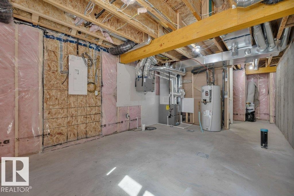 46 603 Orchards Boulevard, Edmonton, AB - Indoor Photo Showing Basement