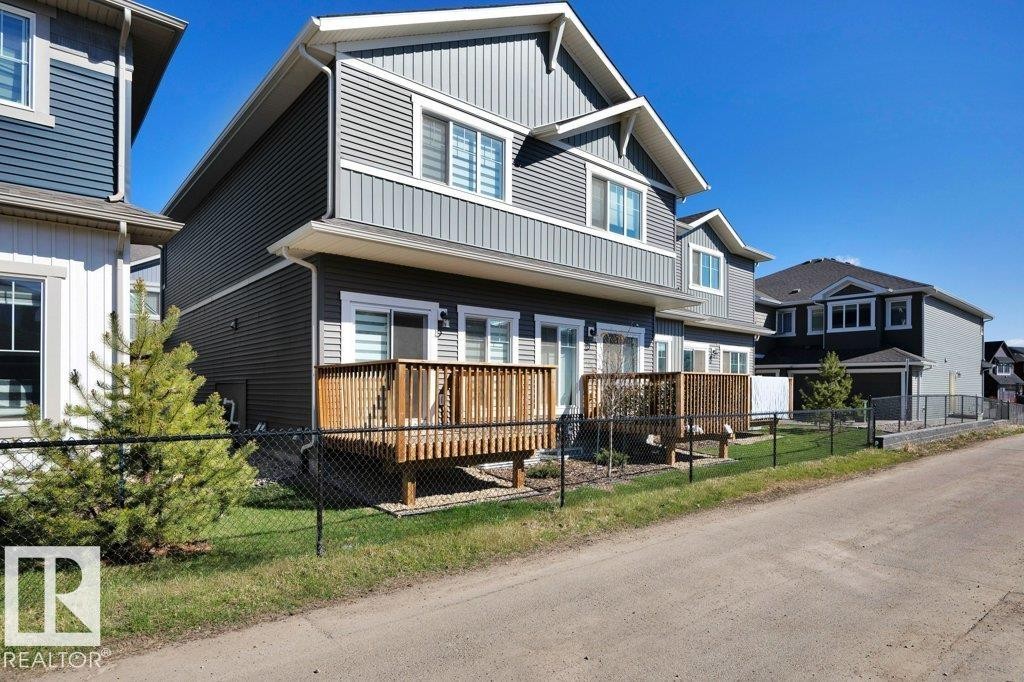 46 603 Orchards Boulevard, Edmonton, AB - Outdoor With Deck Patio Veranda