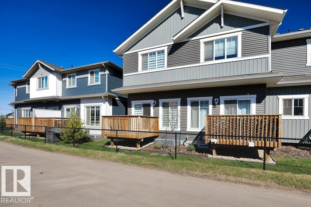 46 603 Orchards Boulevard, Edmonton, AB - Outdoor With Deck Patio Veranda With Facade