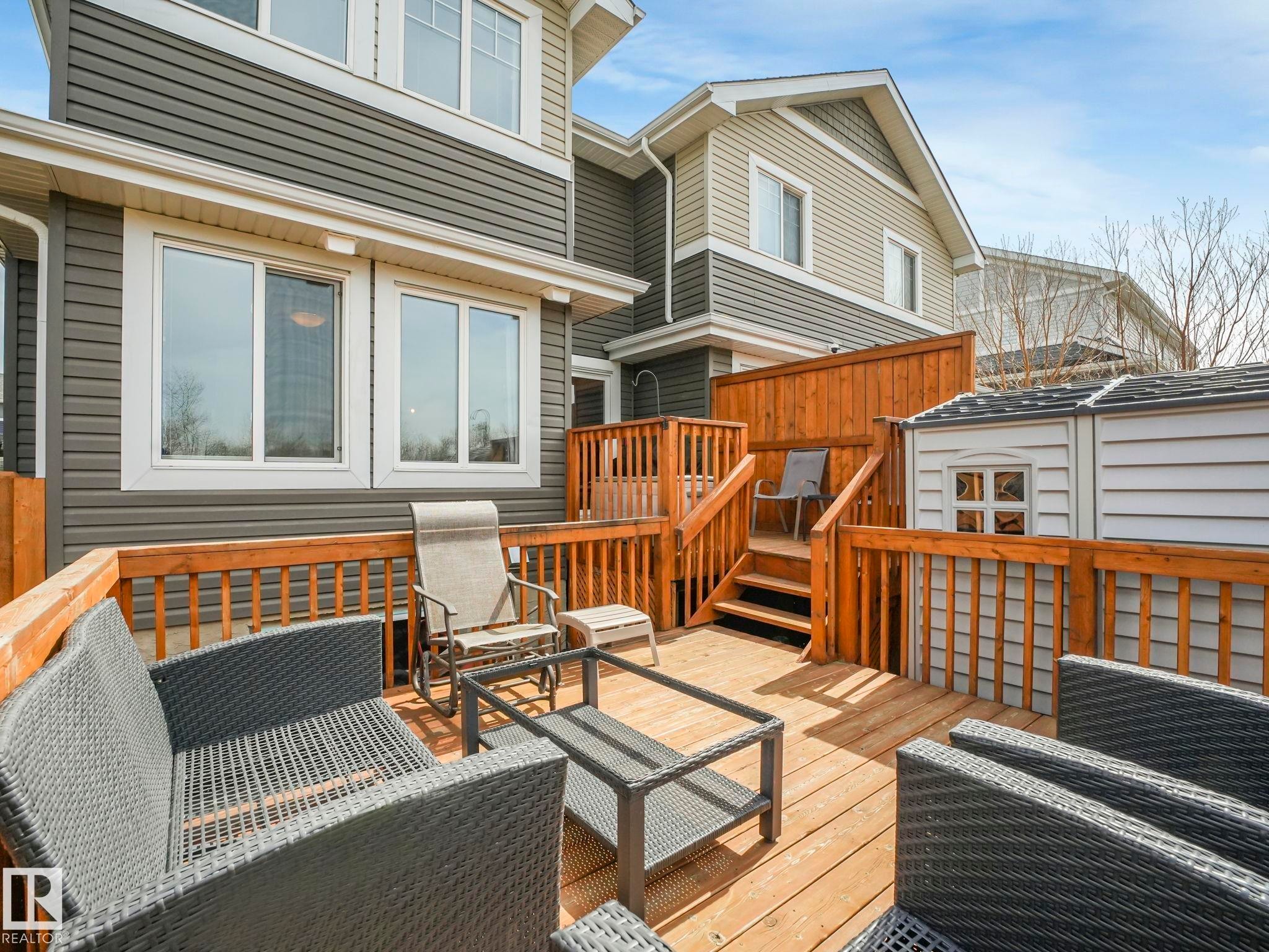 3843 Robins Crescent, Edmonton, AB - Outdoor With Deck Patio Veranda With Exterior