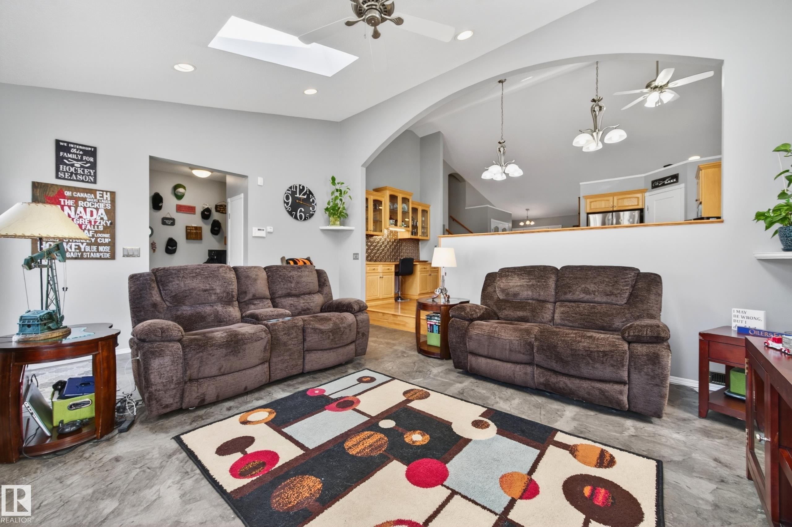4217 55 Avenue, Lamont, AB - Indoor Photo Showing Living Room