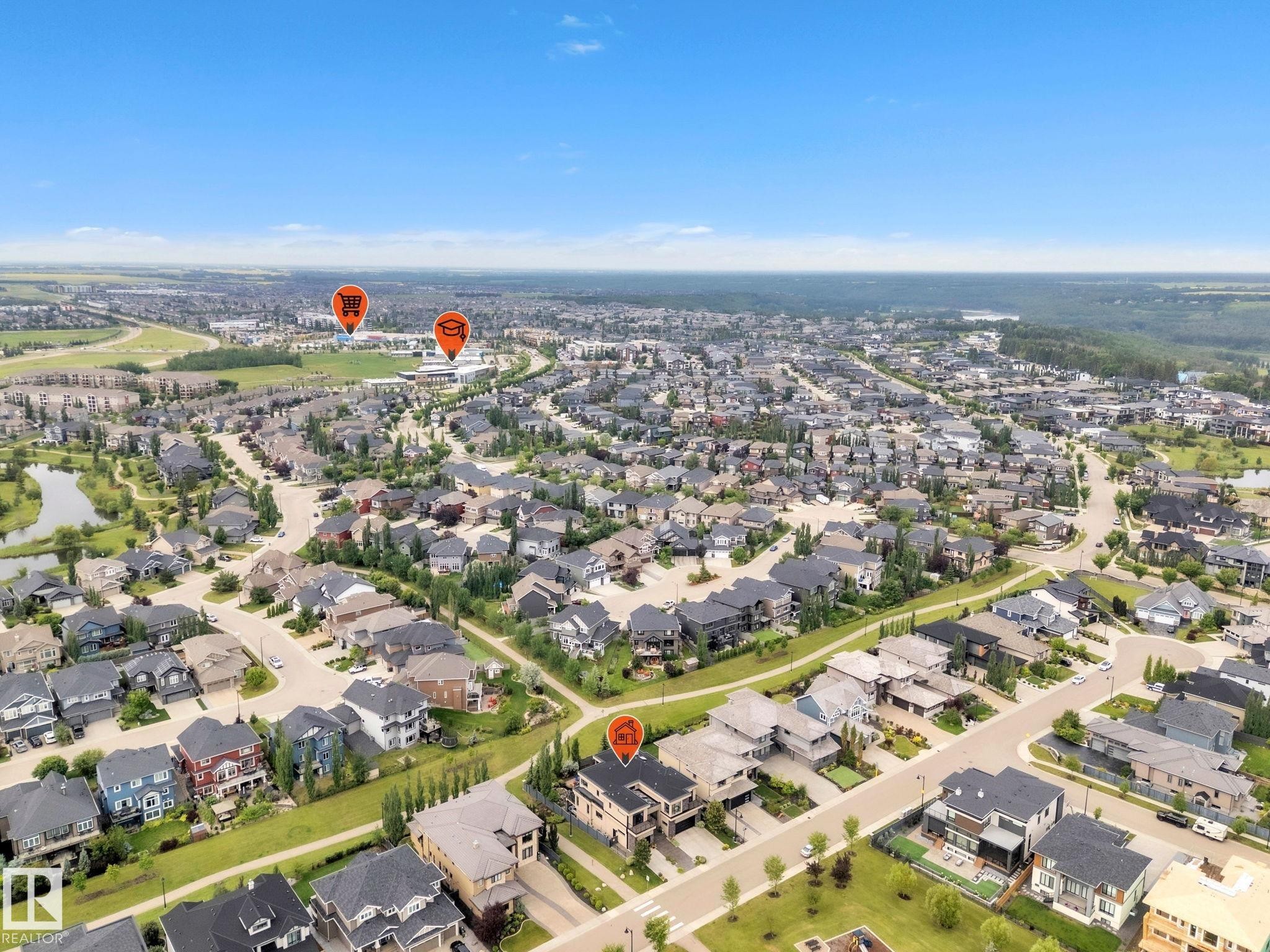 4727 Woolsey Common, Edmonton, AB - Outdoor With View